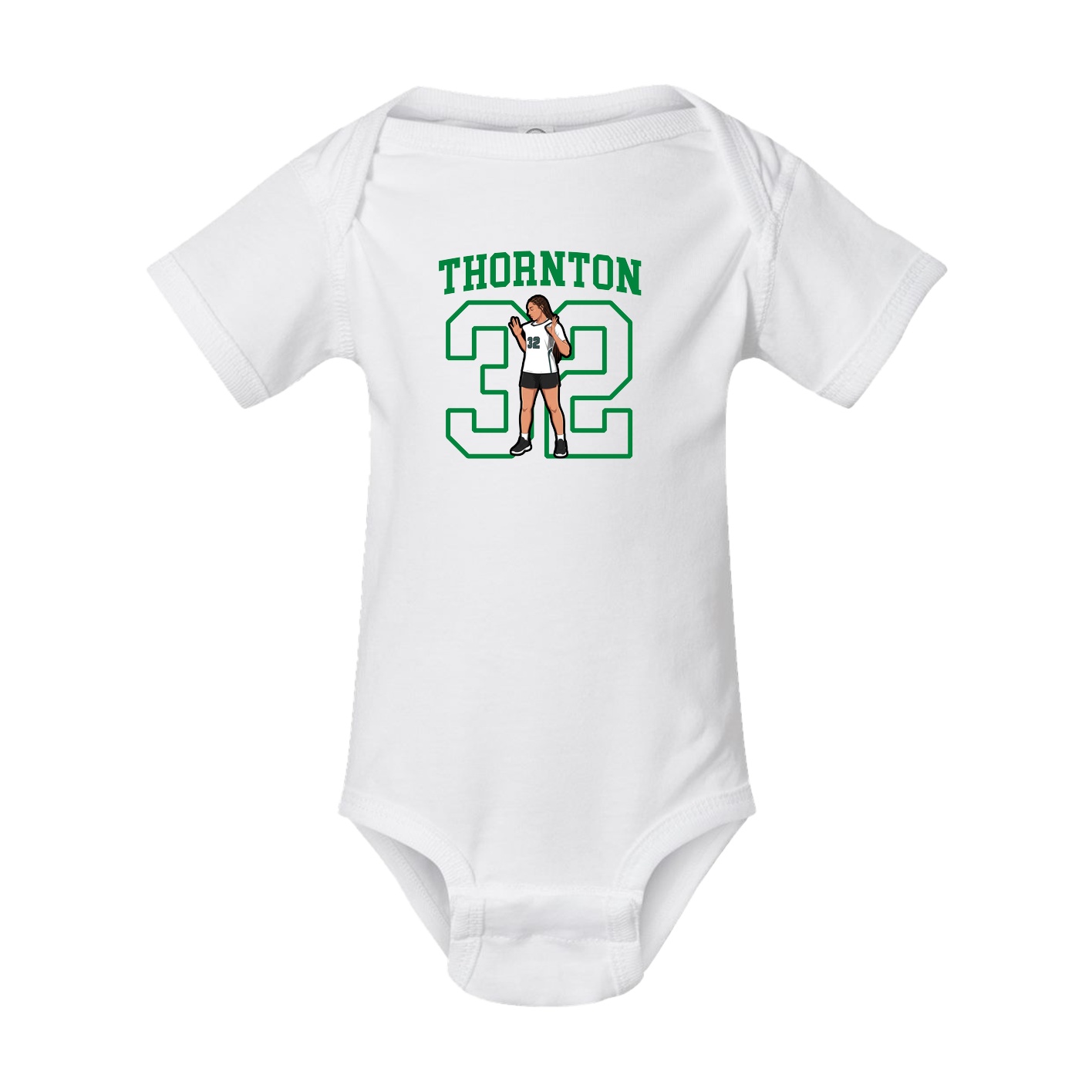 Baby Onesie — Shirsey in White