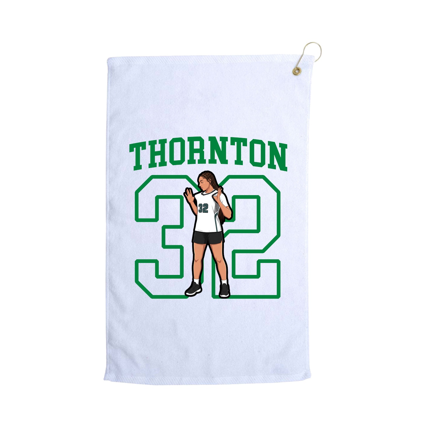 Golf Towel — Shirsey in White