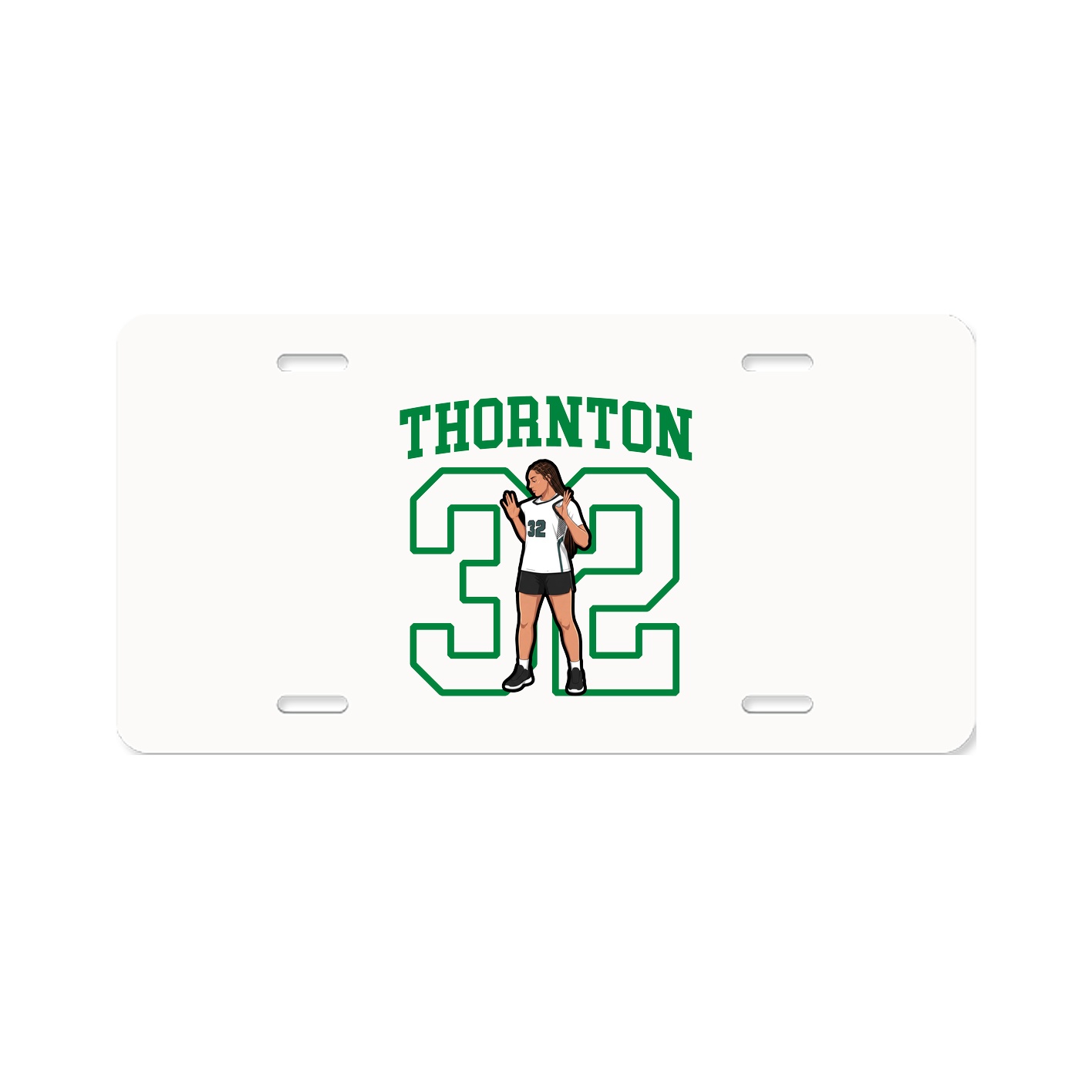 License Plate — Shirsey in Classic