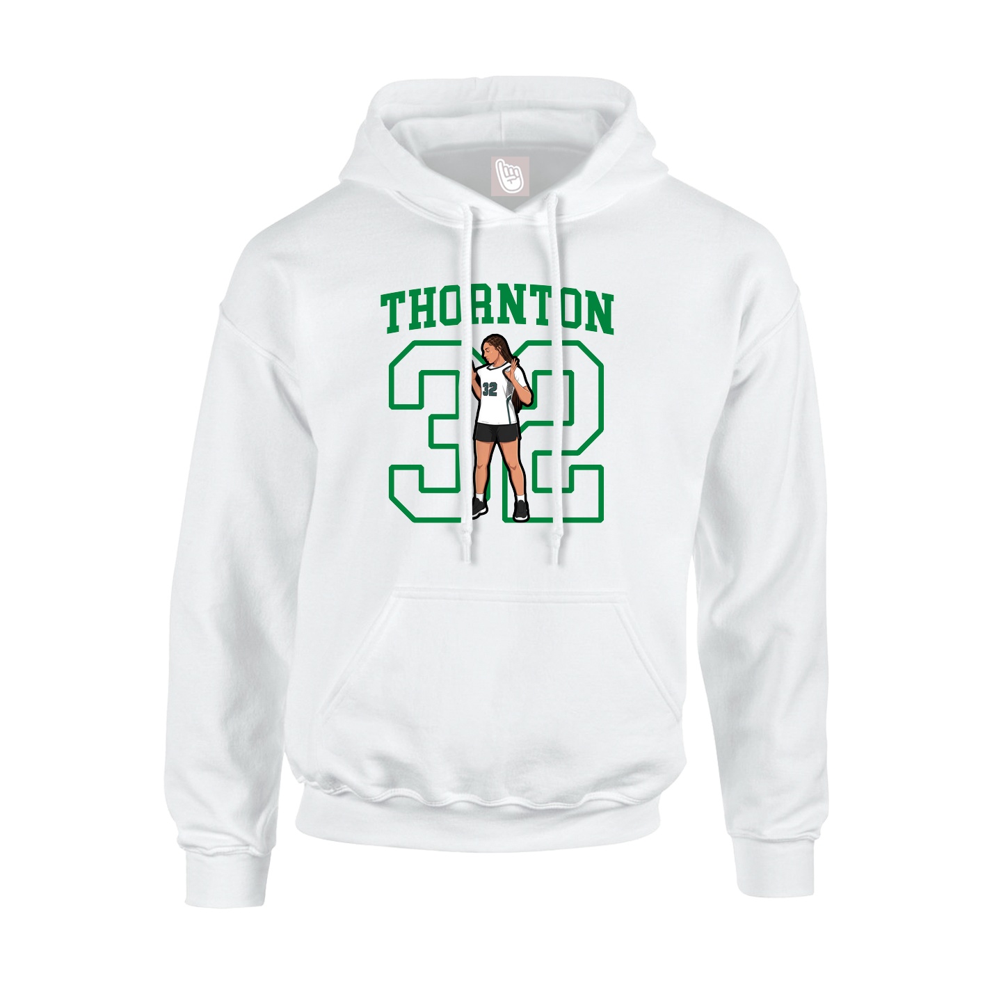 Youth Hoodie — Shirsey in White