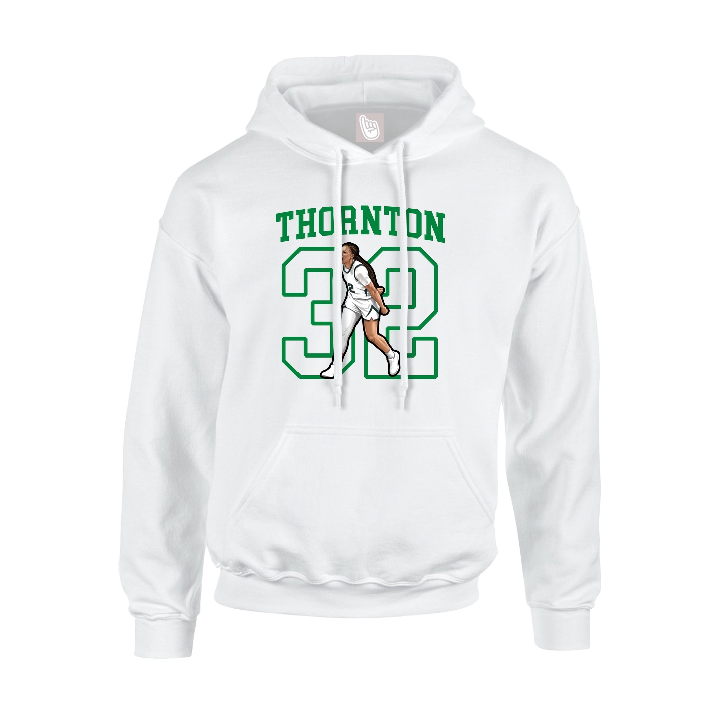 Hoodie — Shirsey in White