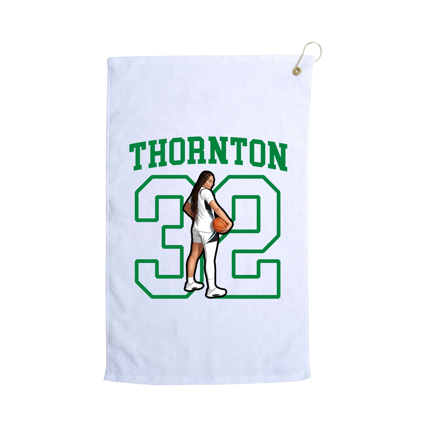 Golf Towel — Shirsey in White