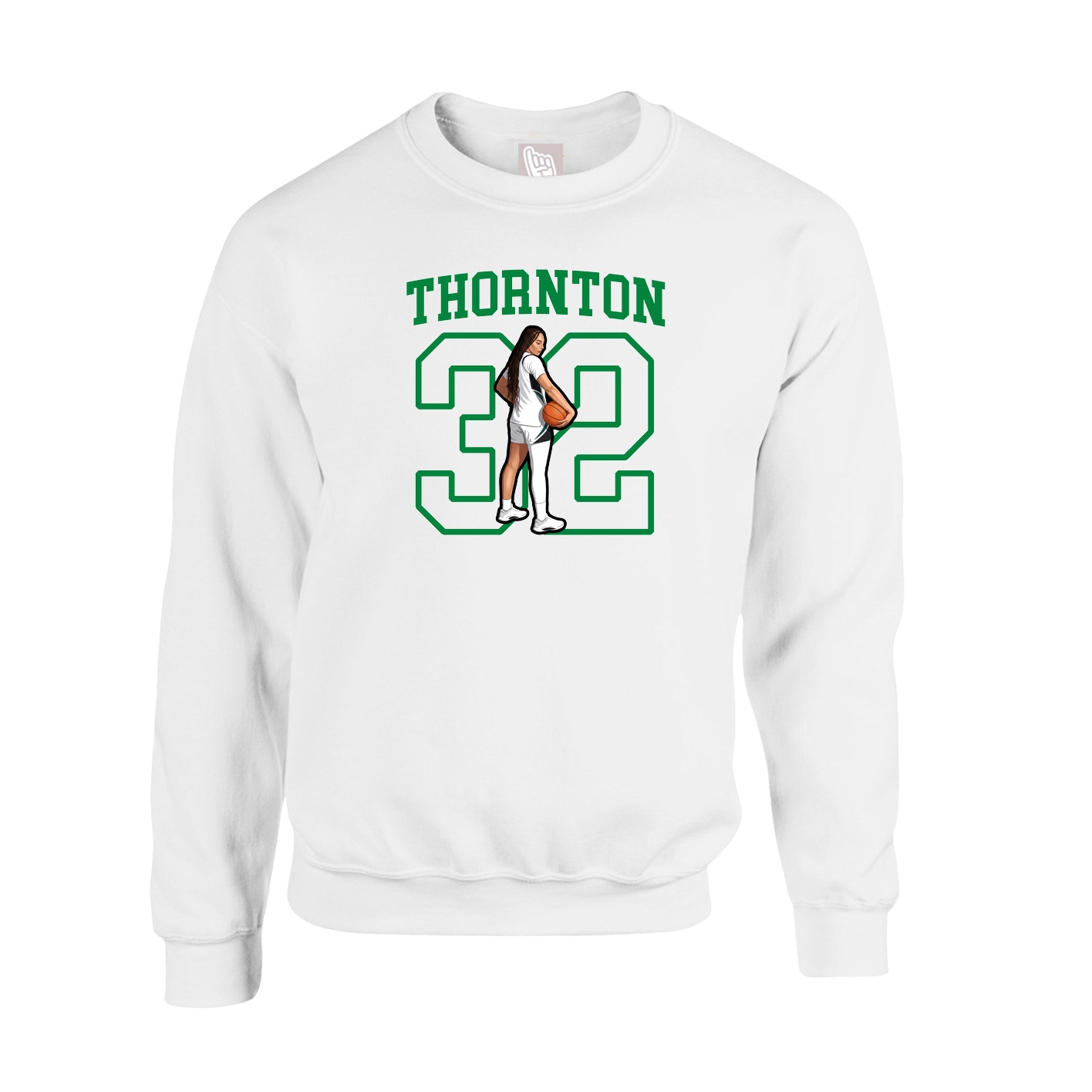 Fleece Crew — Shirsey in White