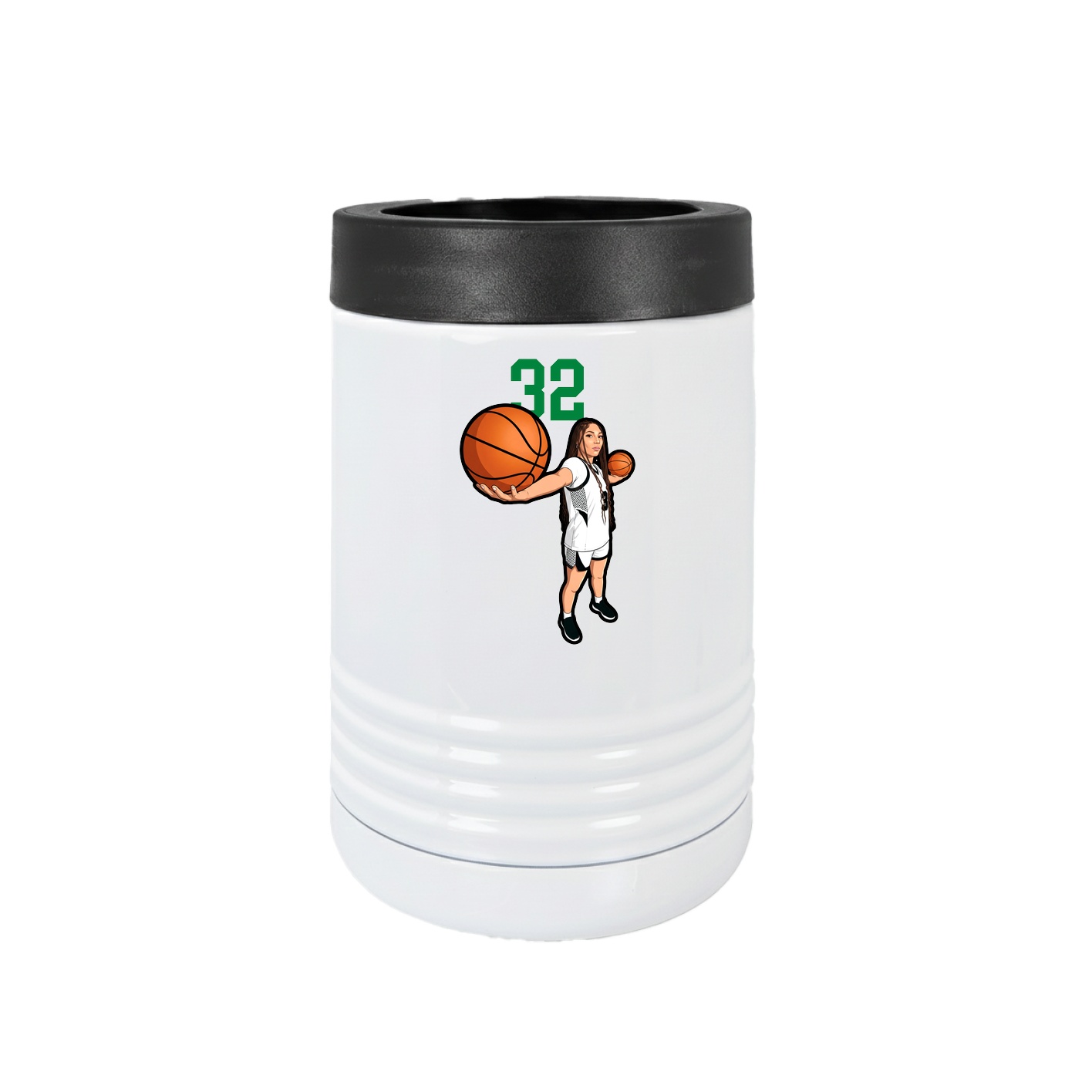 Beverage Holder — Number Top in White