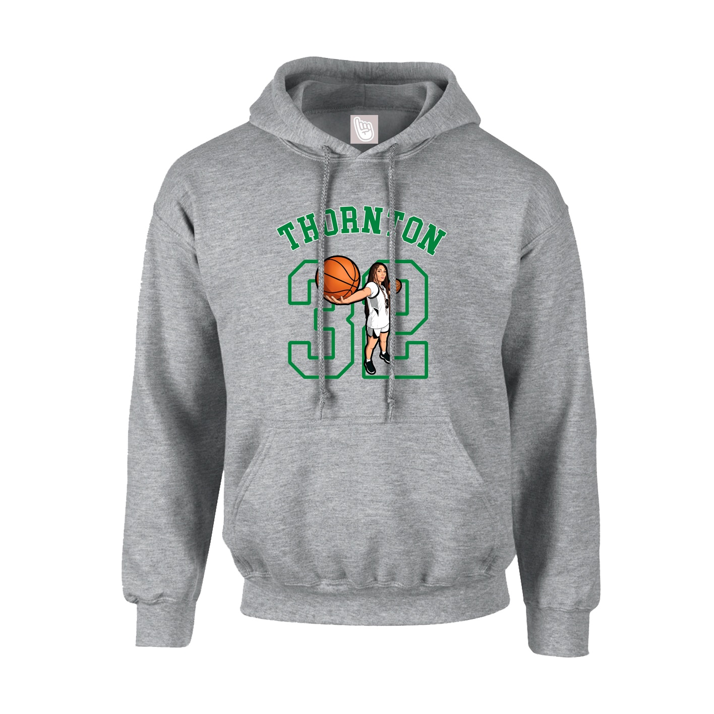 Hoodie — Shirsey Arch in Grey