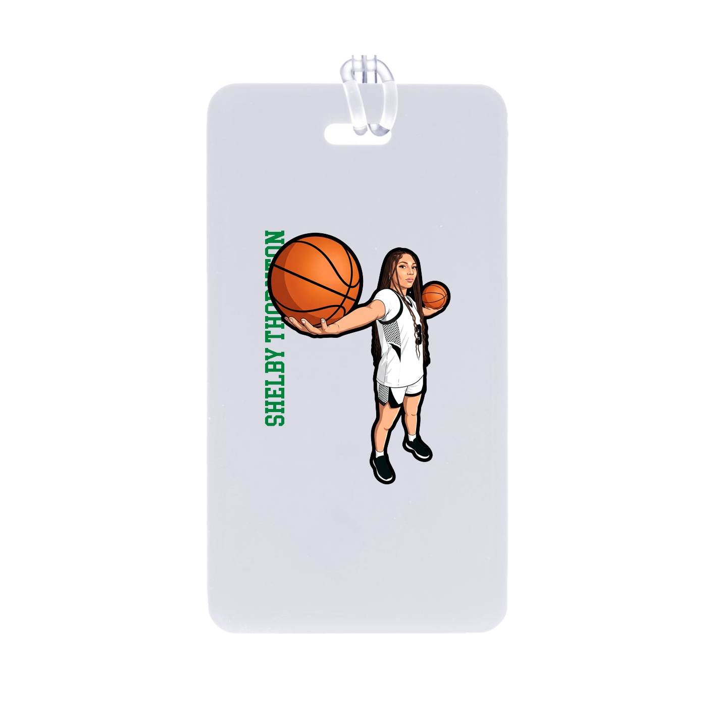 Bag Tag — Name Vertical in Classic