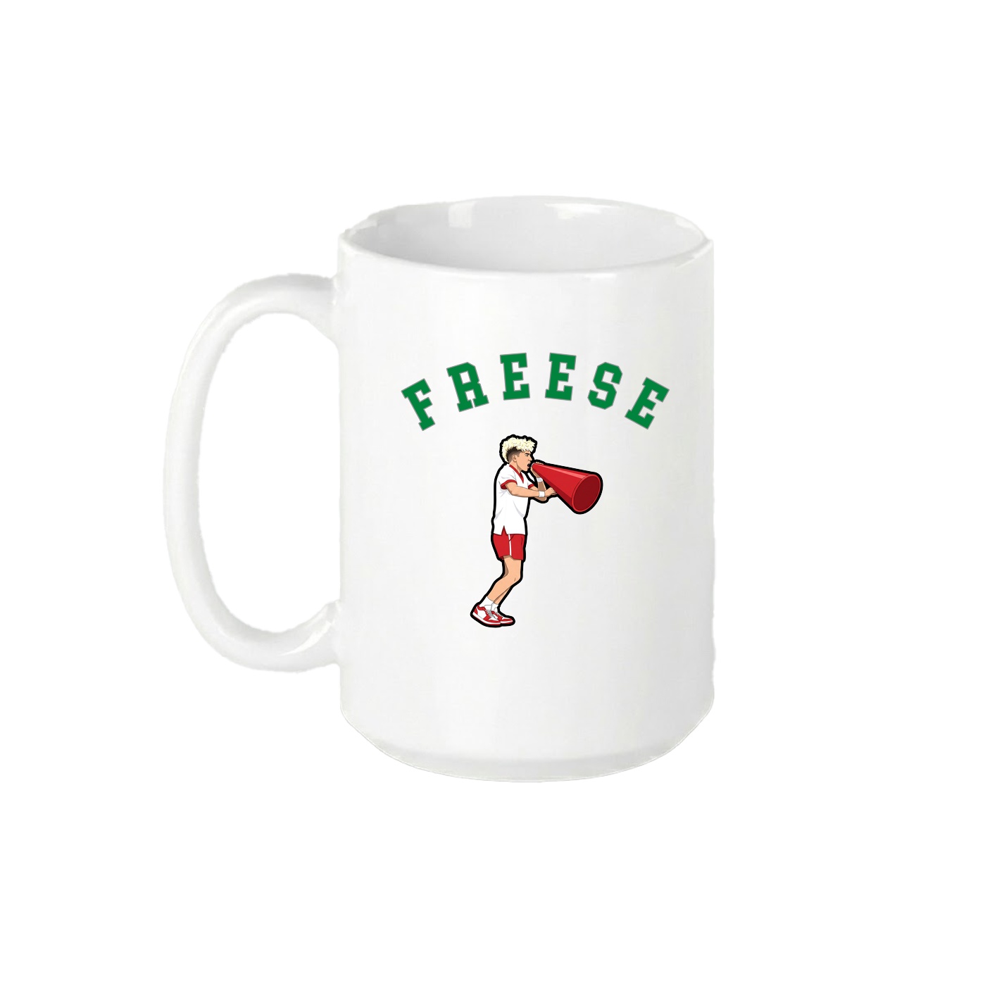 15oz Coffee Mug — Shirsey Arch in White