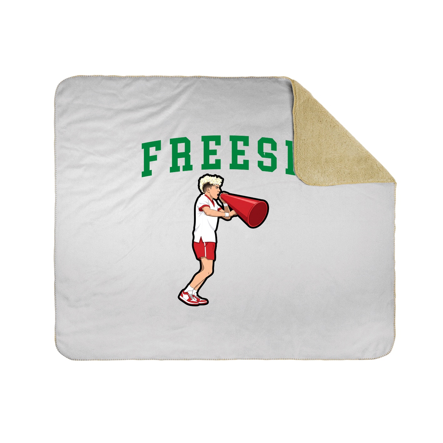 Throw Blanket — Shirsey in White