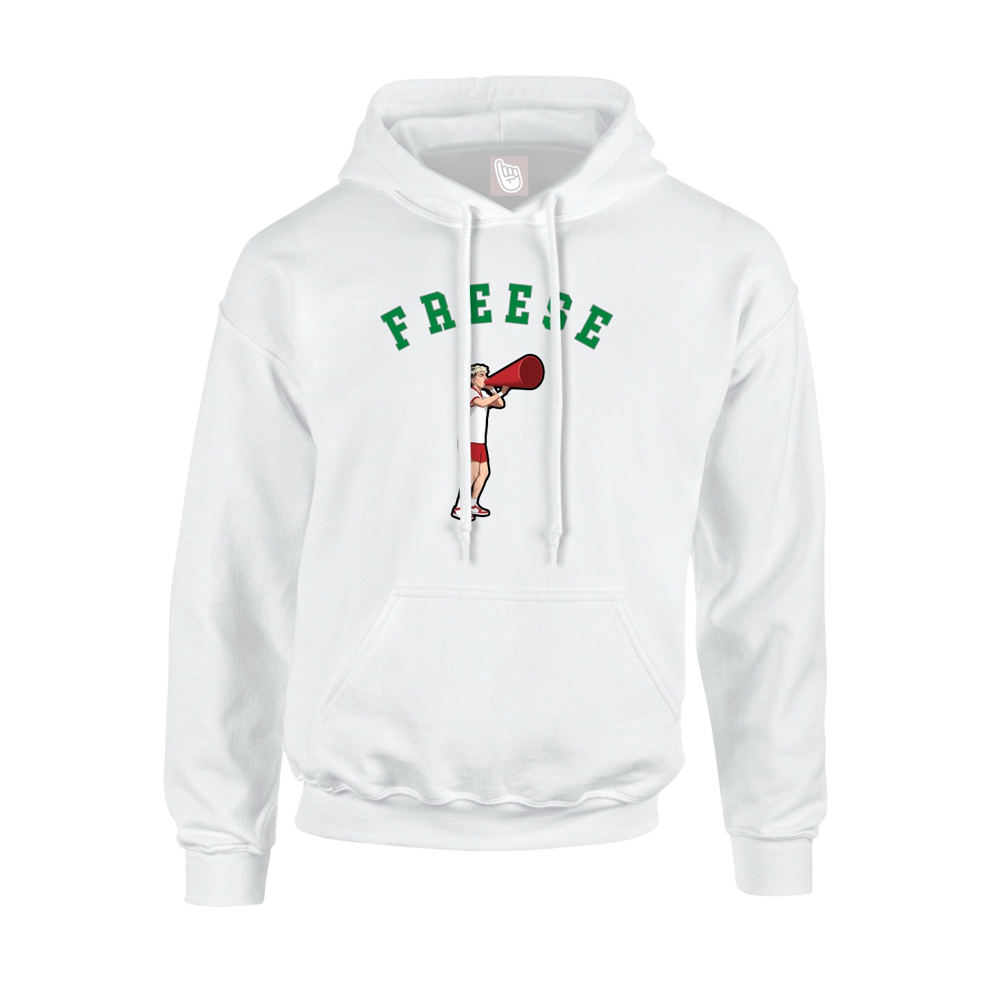 Youth Hoodie — Shirsey Arch in White