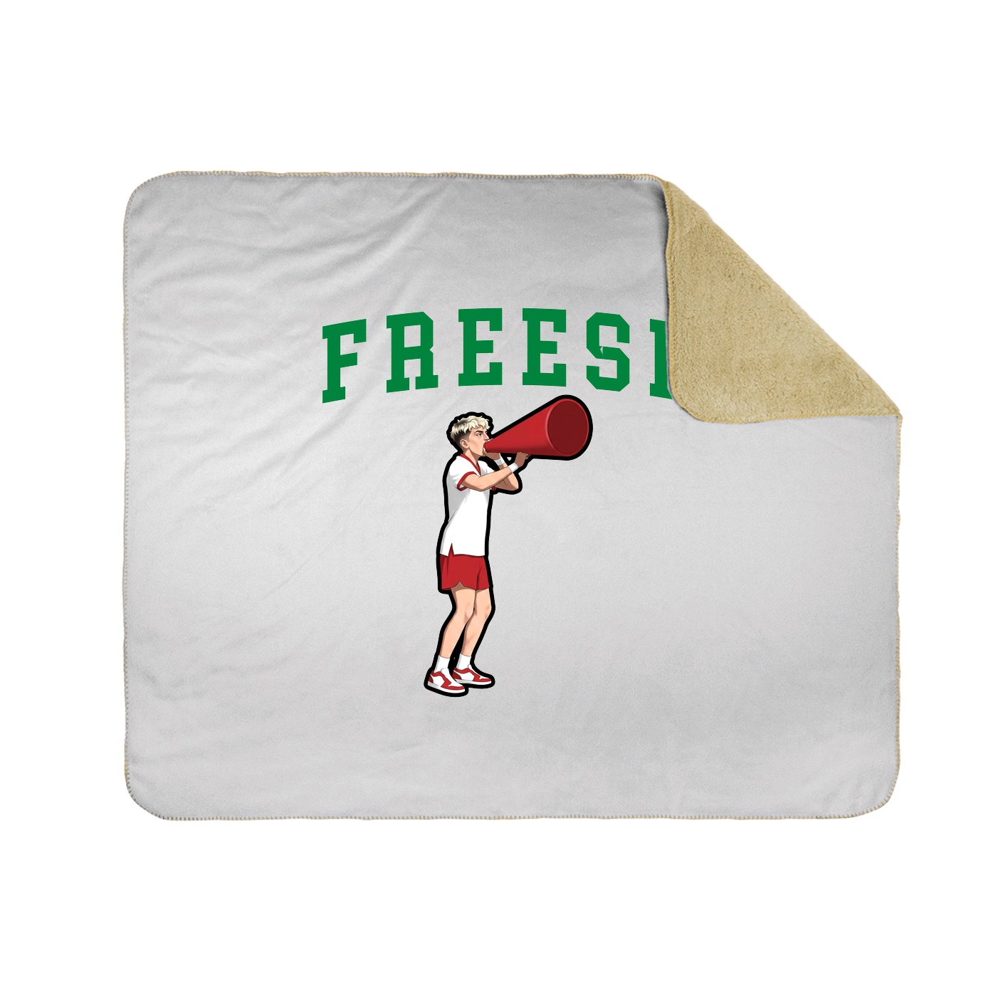 Throw Blanket — Shirsey in White
