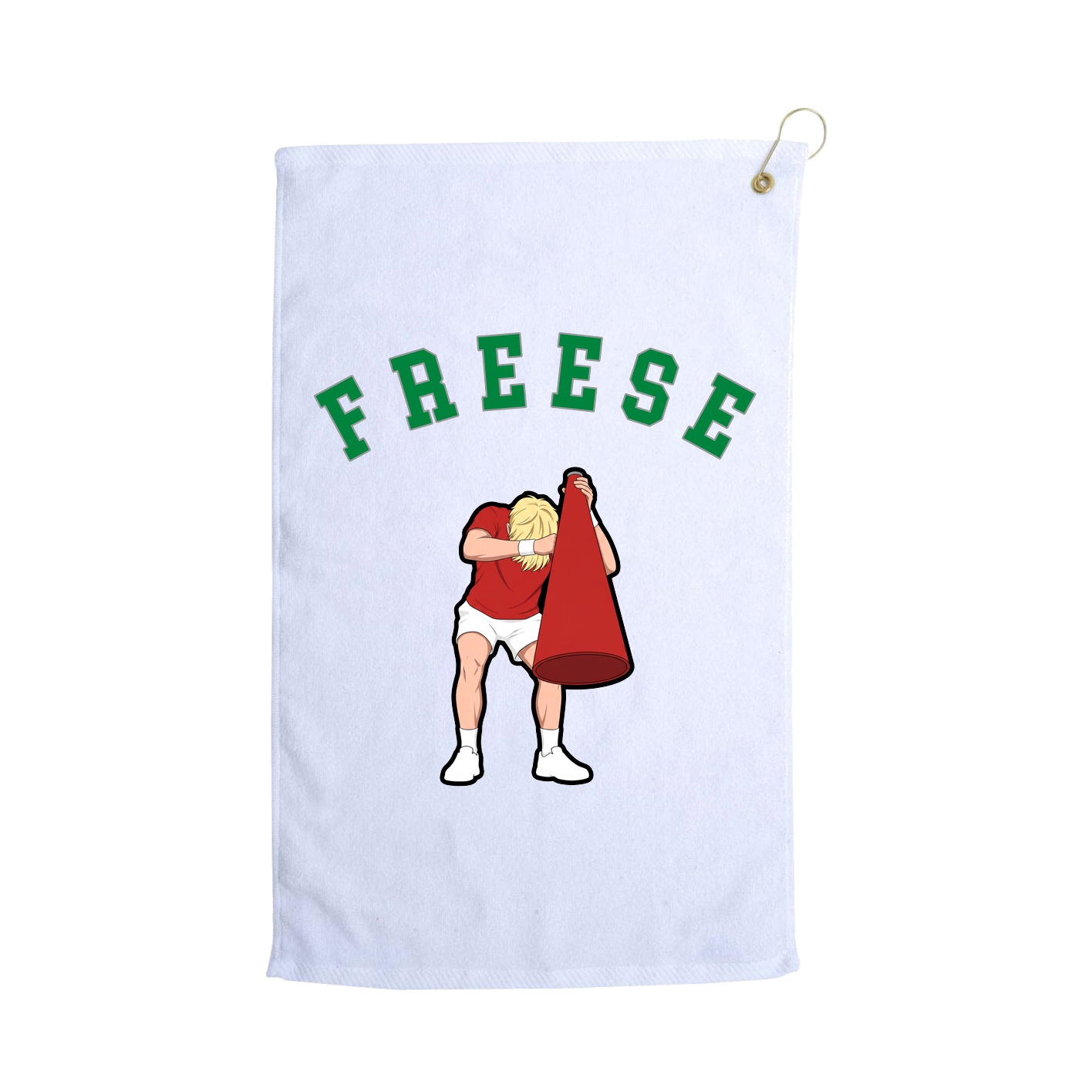 Golf Towel — Shirsey Arch in White