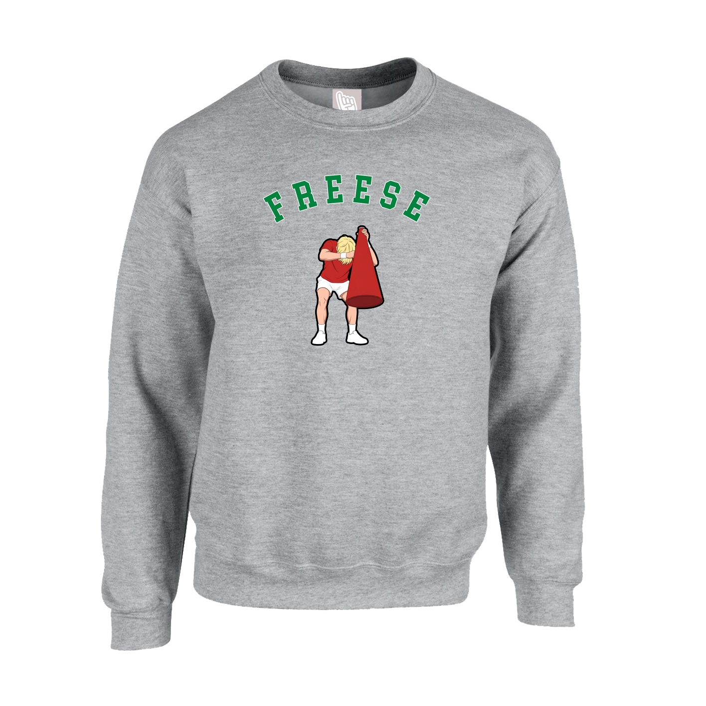 Fleece Crew — Shirsey Arch in Grey