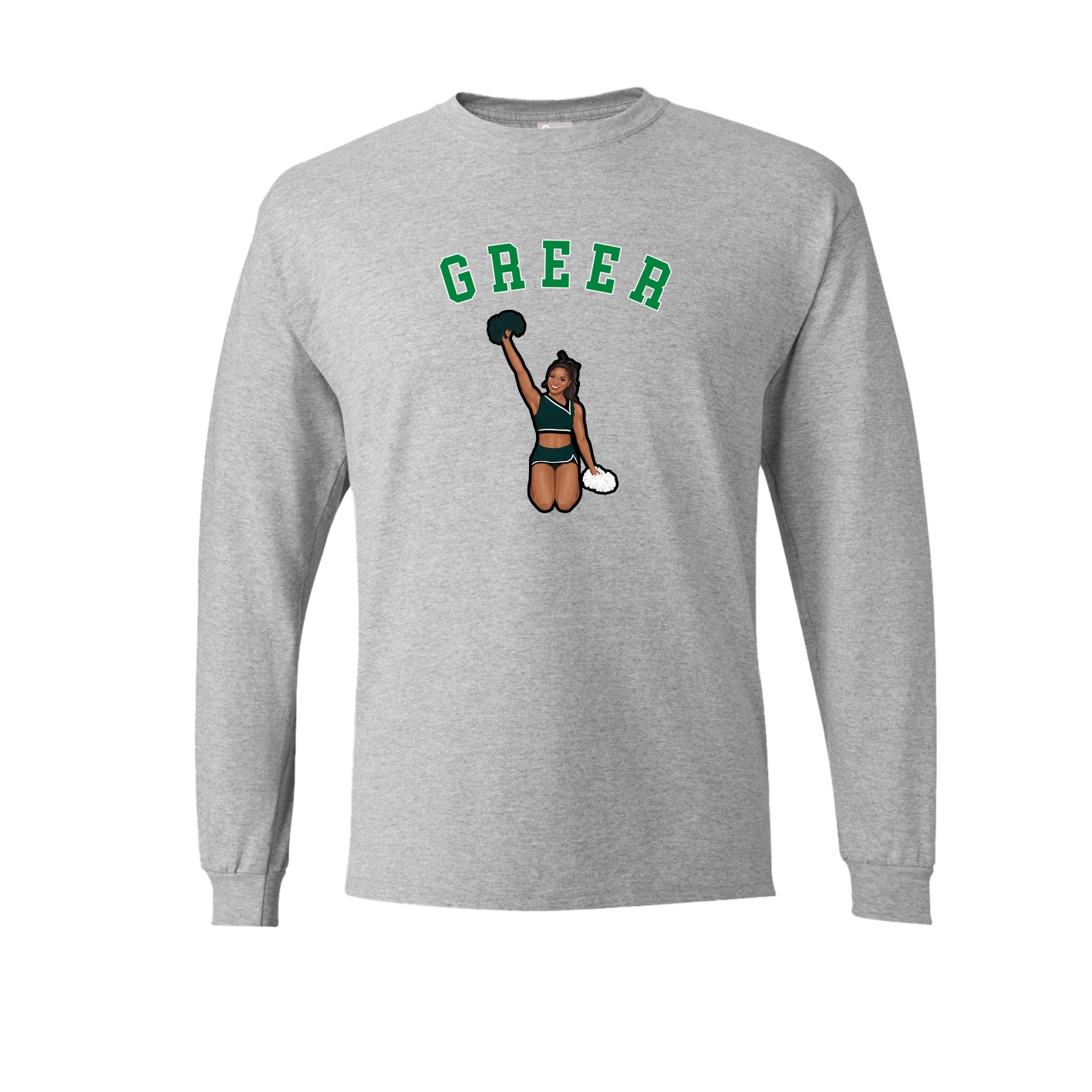 Long Sleeve Tee — Shirsey Arch in Grey