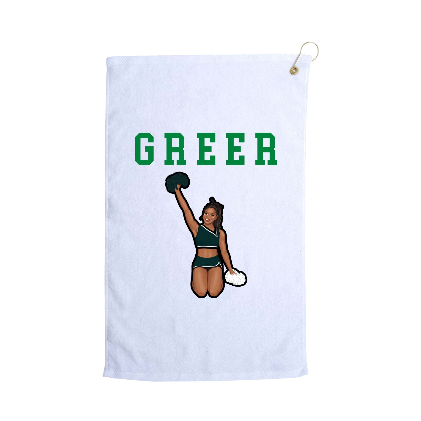 Golf Towel — Shirsey in White