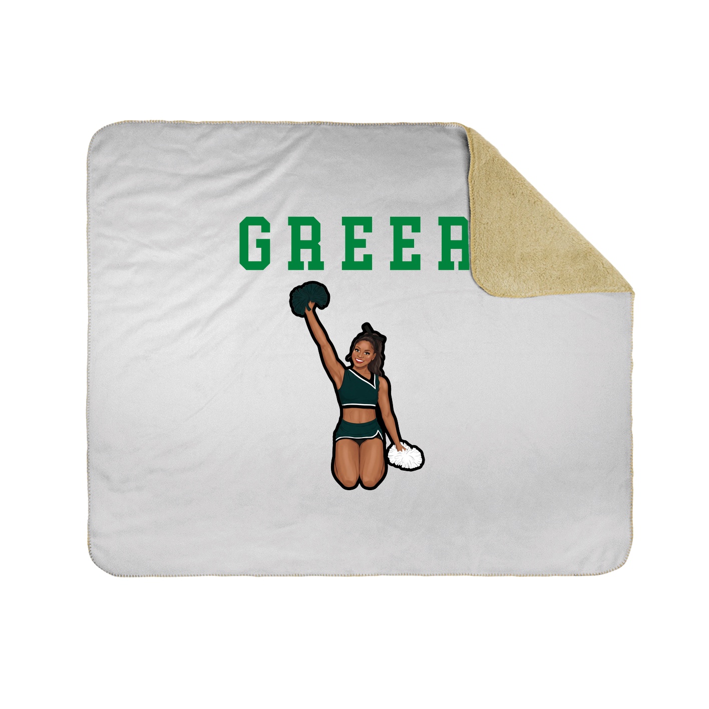Throw Blanket — Shirsey in White