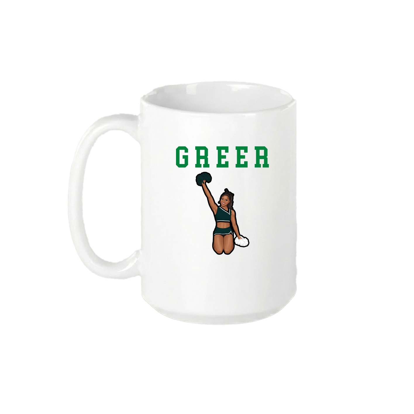 15oz Coffee Mug — Shirsey in White