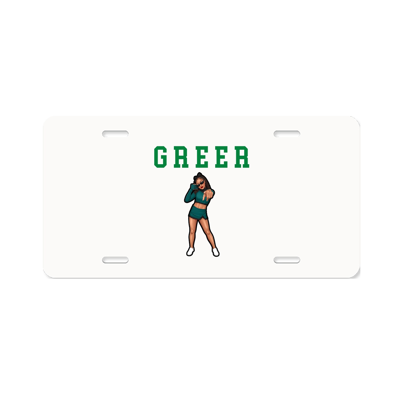 License Plate — Shirsey in Classic