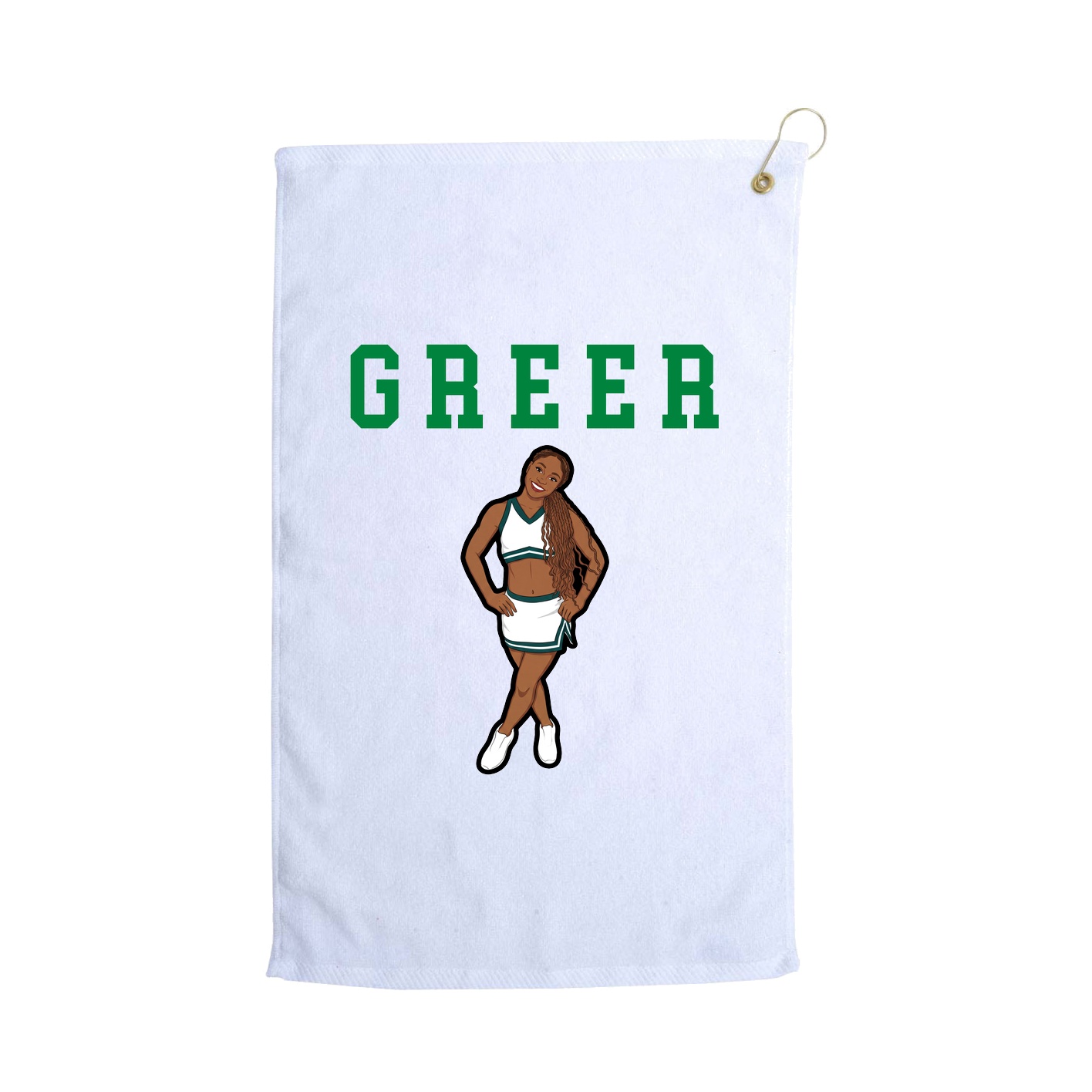 Golf Towel — Shirsey in White