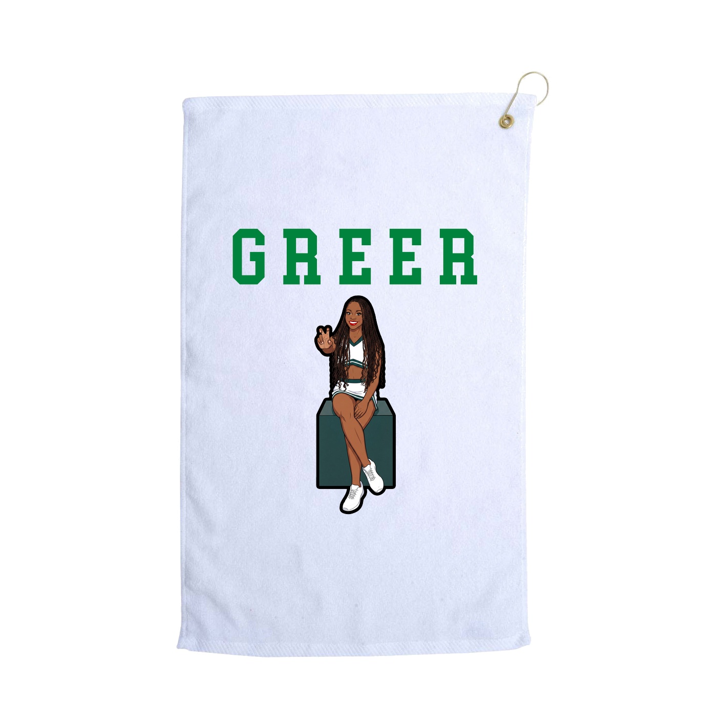 Golf Towel — Shirsey in White