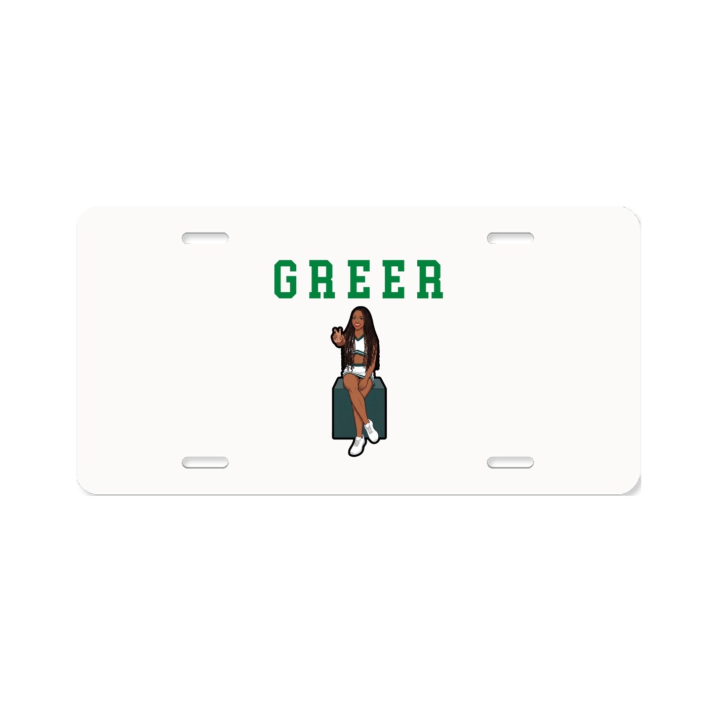 License Plate — Shirsey in Classic