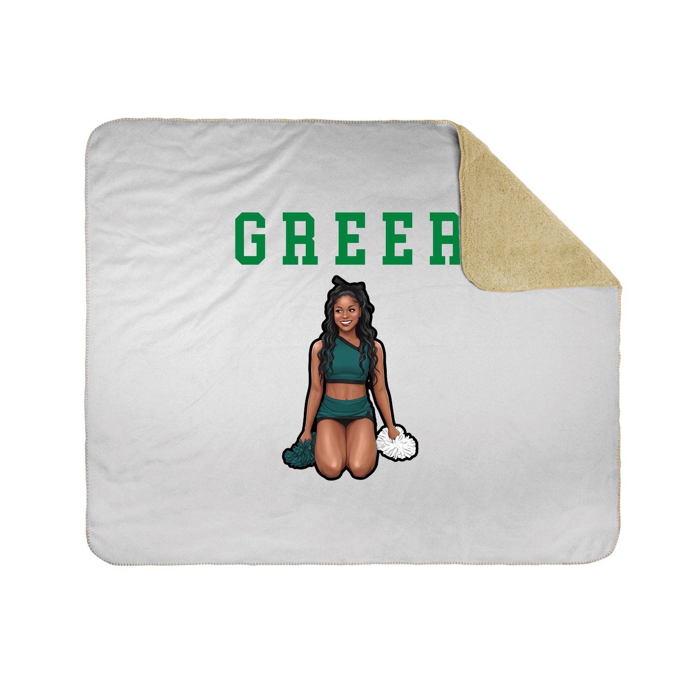 Throw Blanket — Shirsey in White
