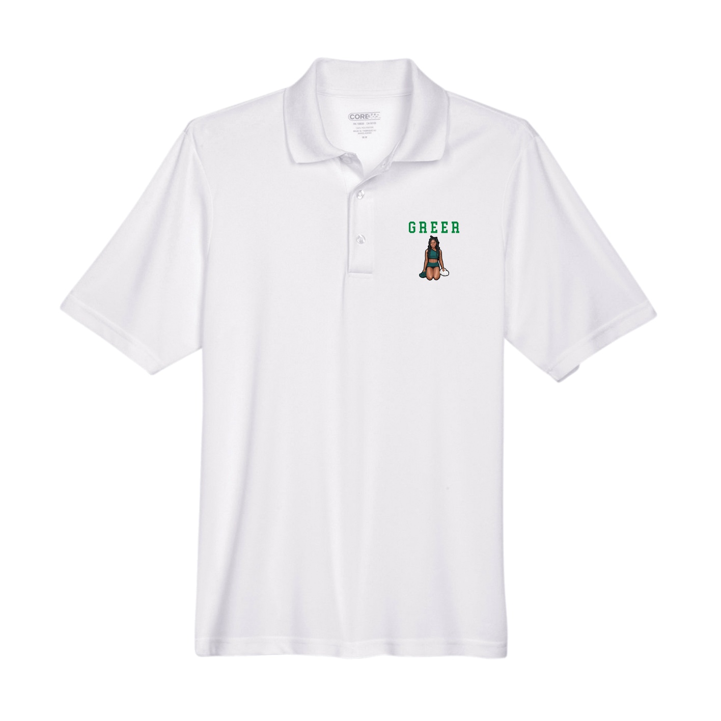 Performance Polo — Shirsey in White
