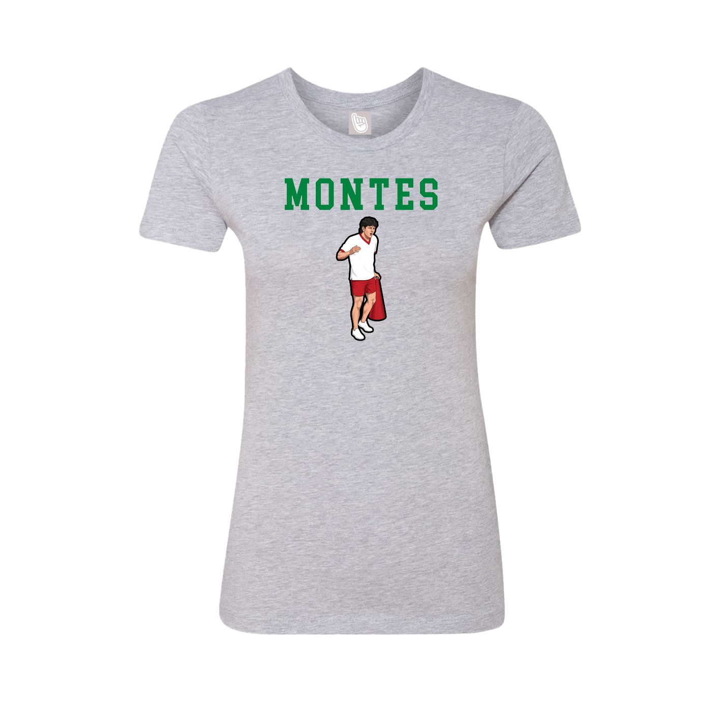 Fitted Women's Tee — Shirsey in Grey