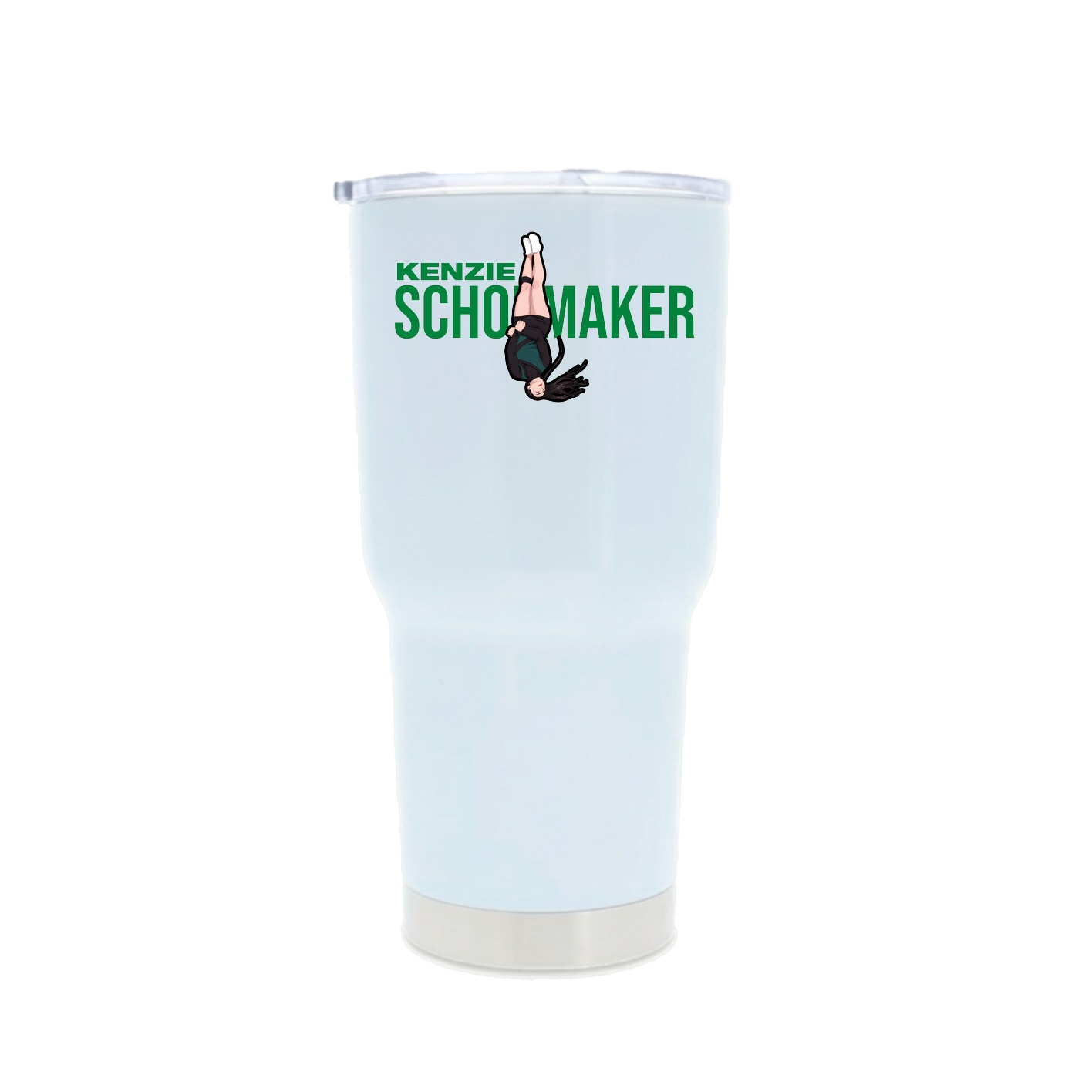 30oz Stainless Steel Tumbler — Player Name in White