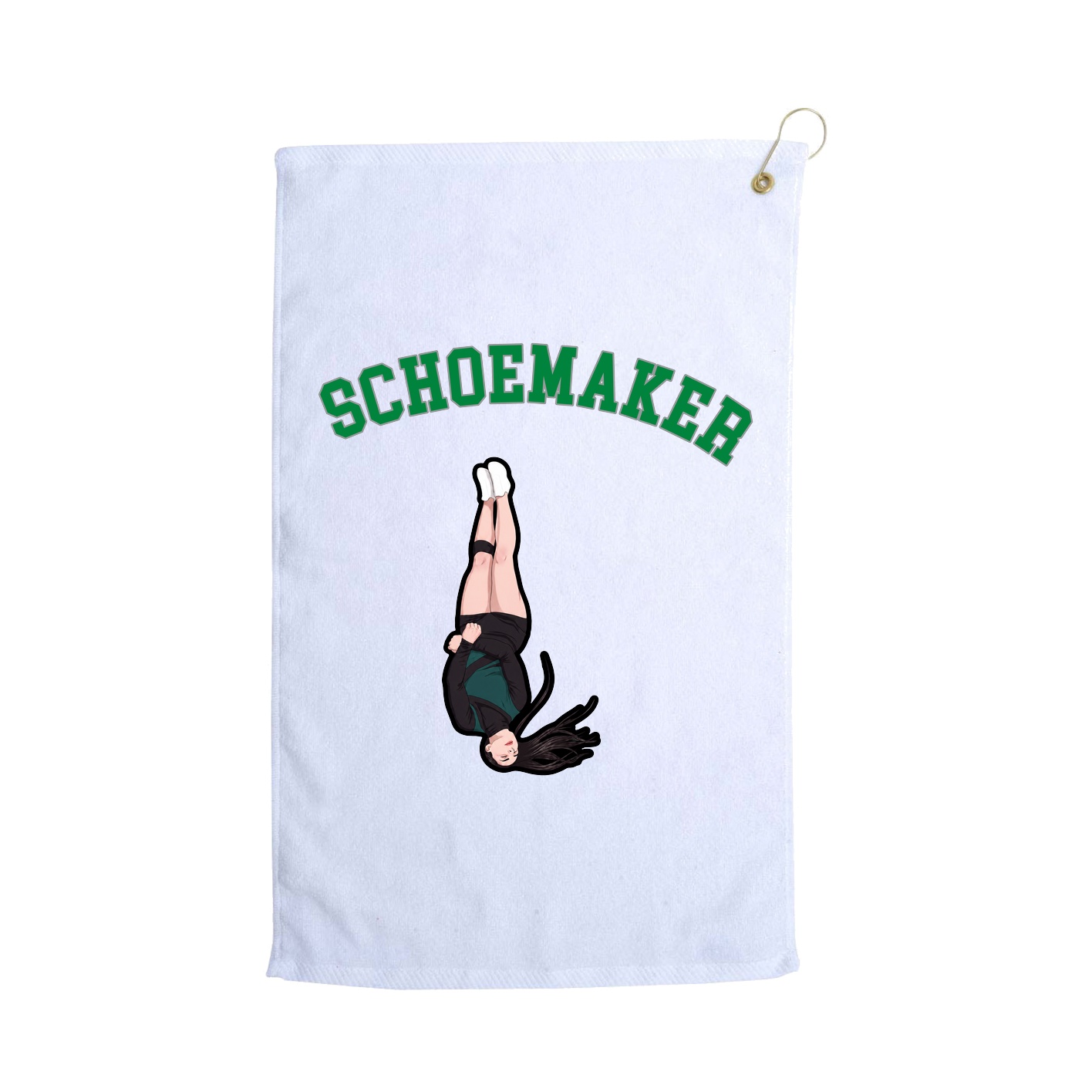 Golf Towel — Shirsey Arch in White