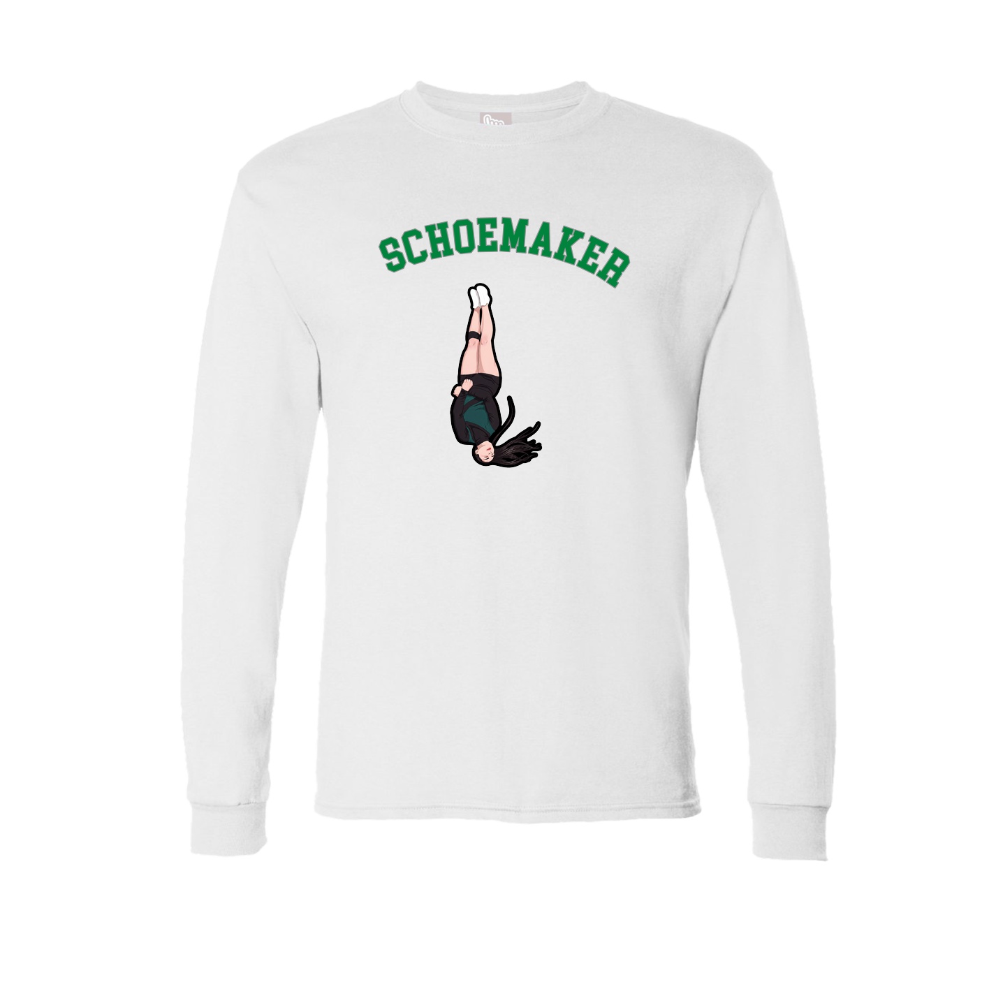 Long Sleeve Tee — Shirsey Arch in White