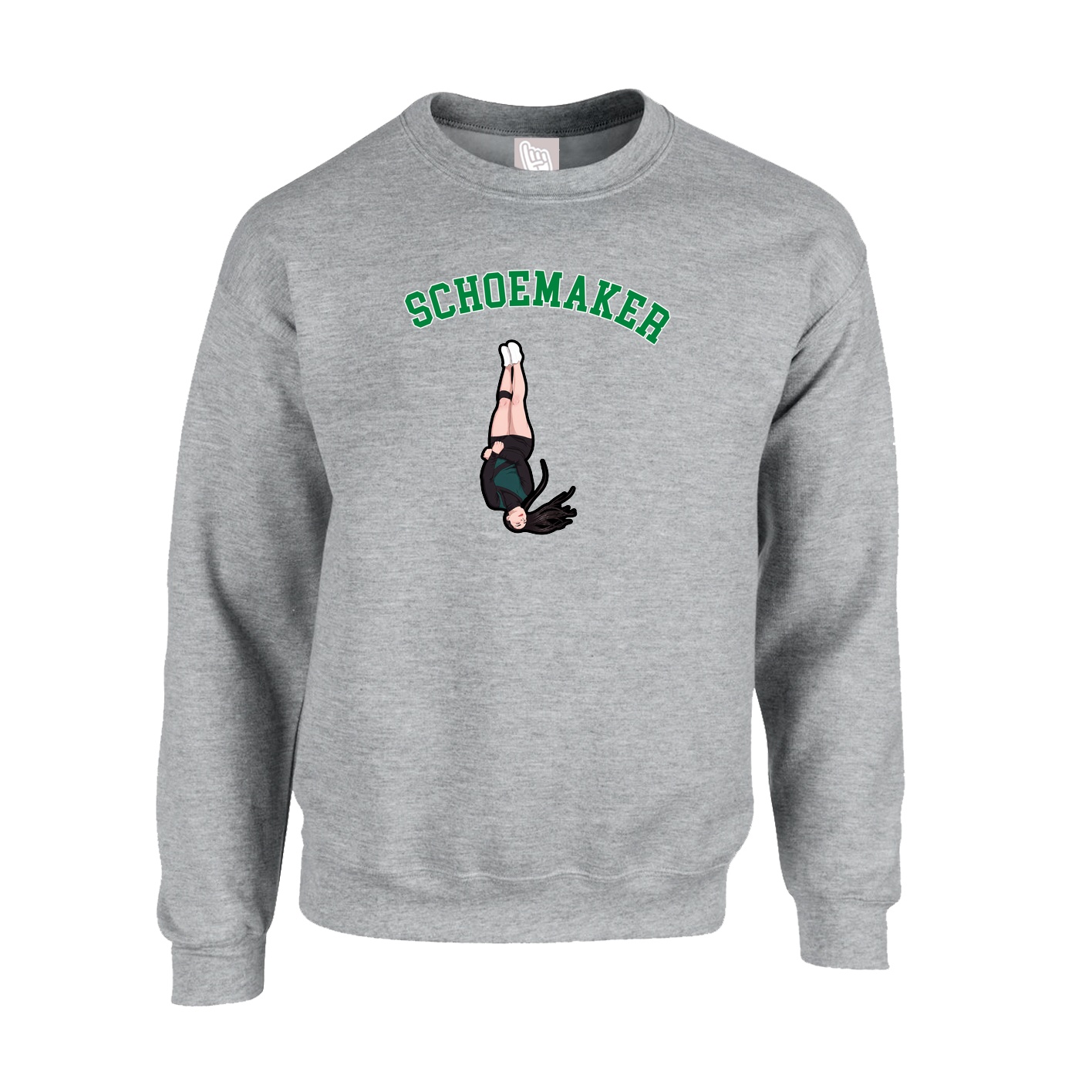 Fleece Crew — Shirsey Arch in Grey