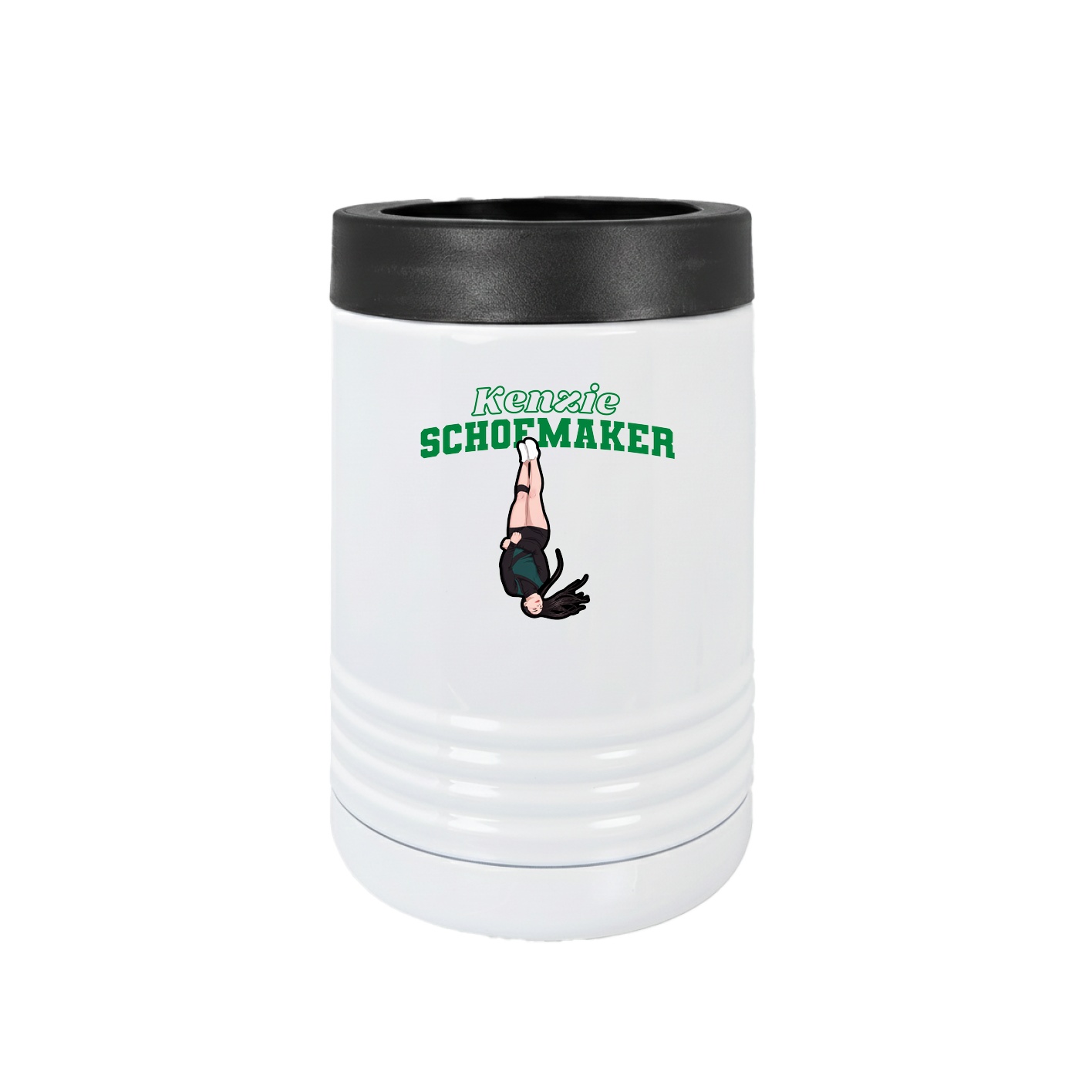 Beverage Holder — Name Arch in White