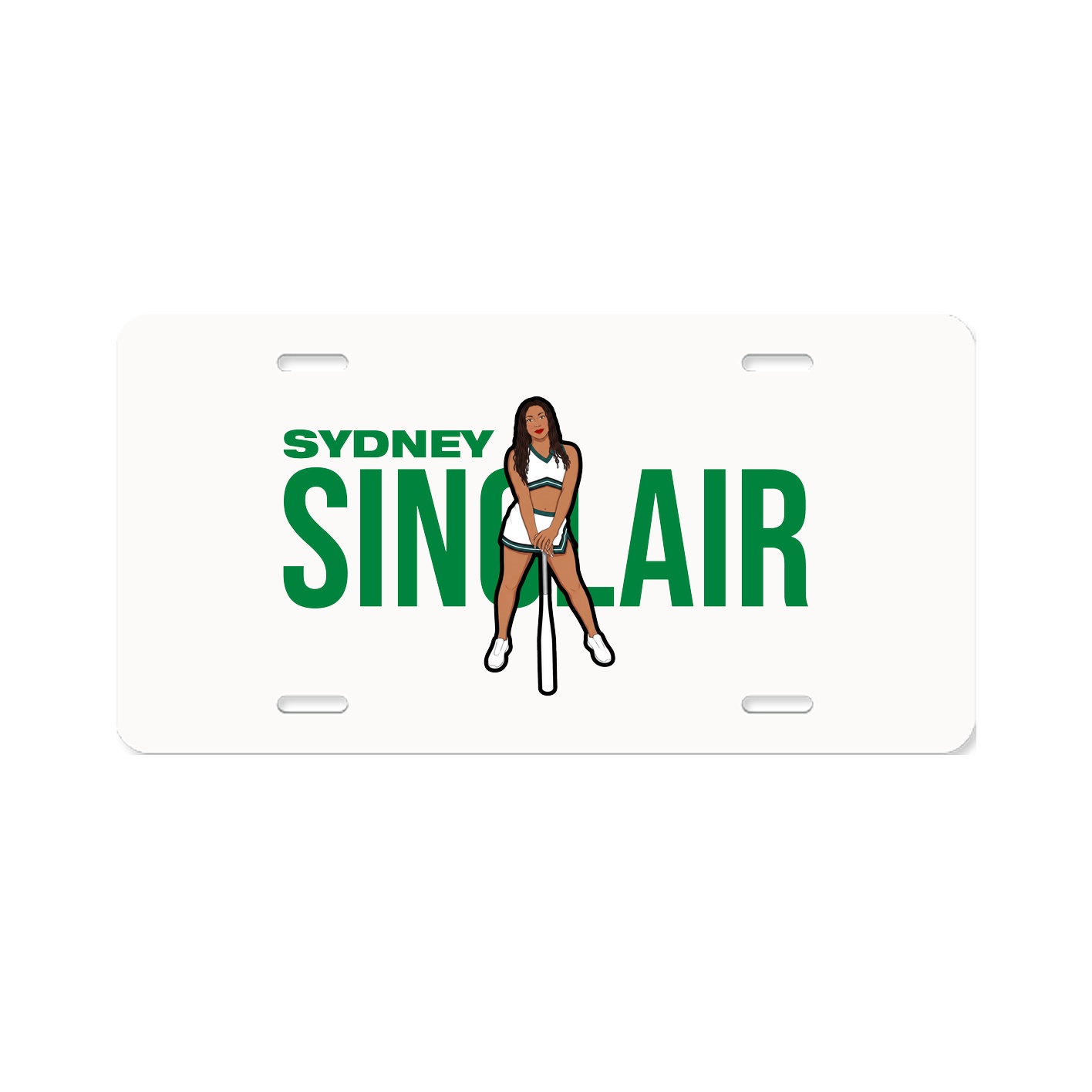 License Plate — Player Name in Classic