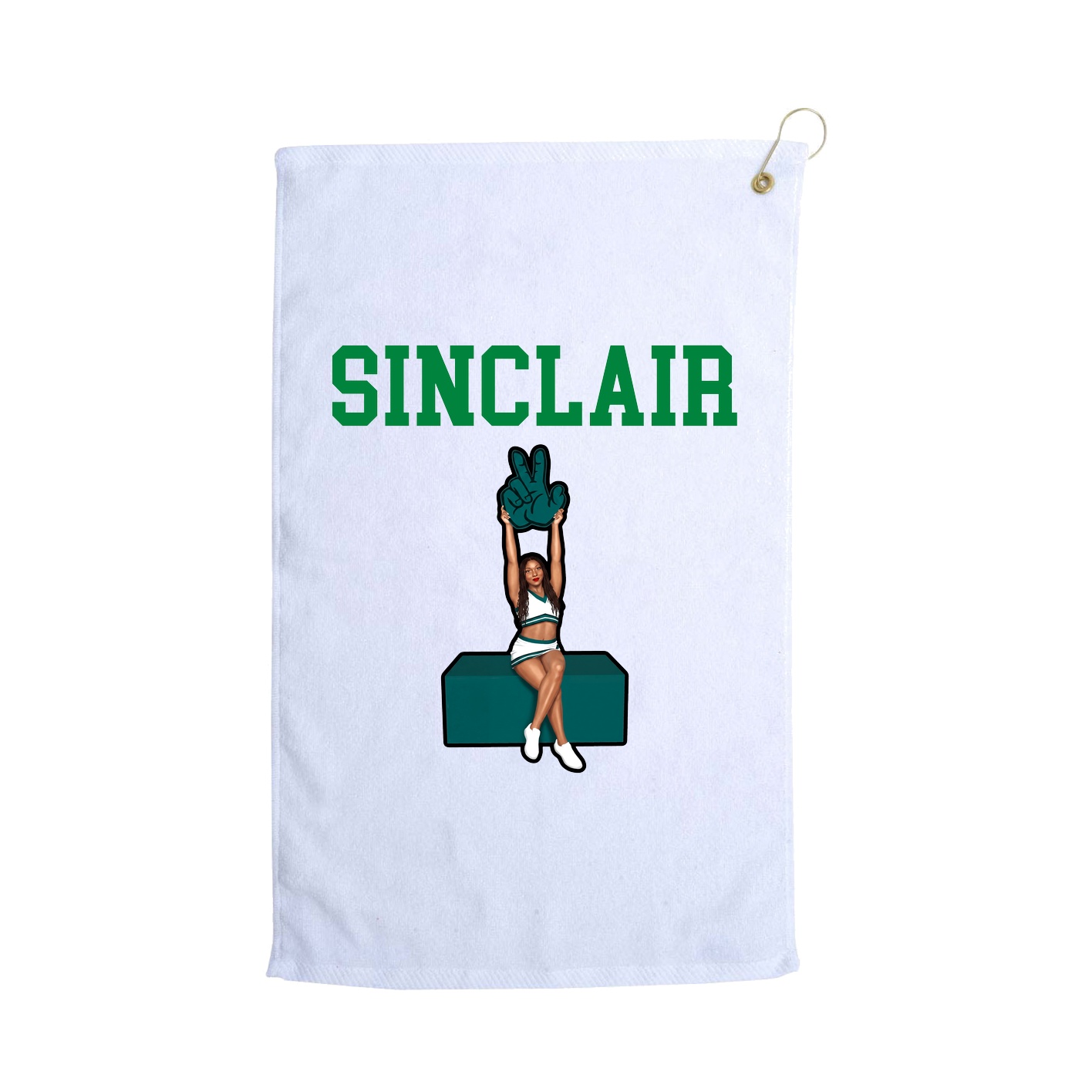 Golf Towel — Shirsey in White