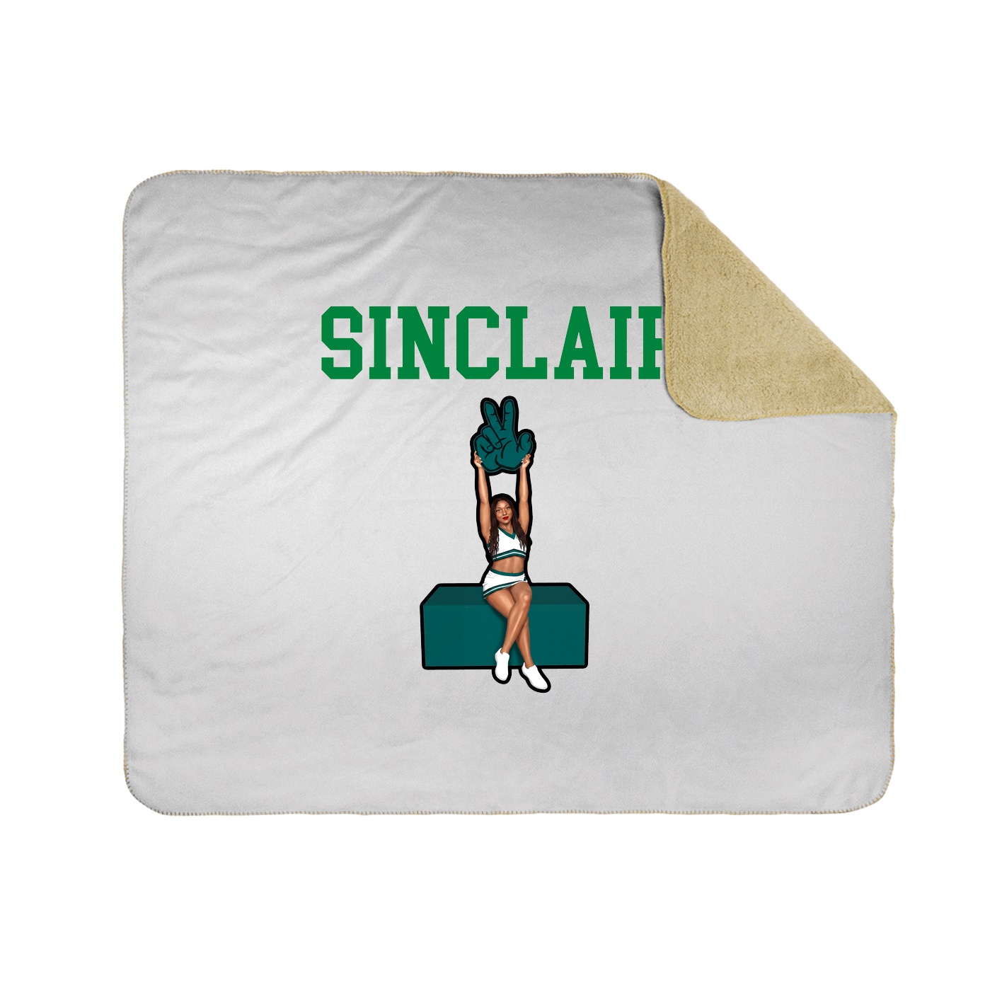 Throw Blanket — Shirsey in White
