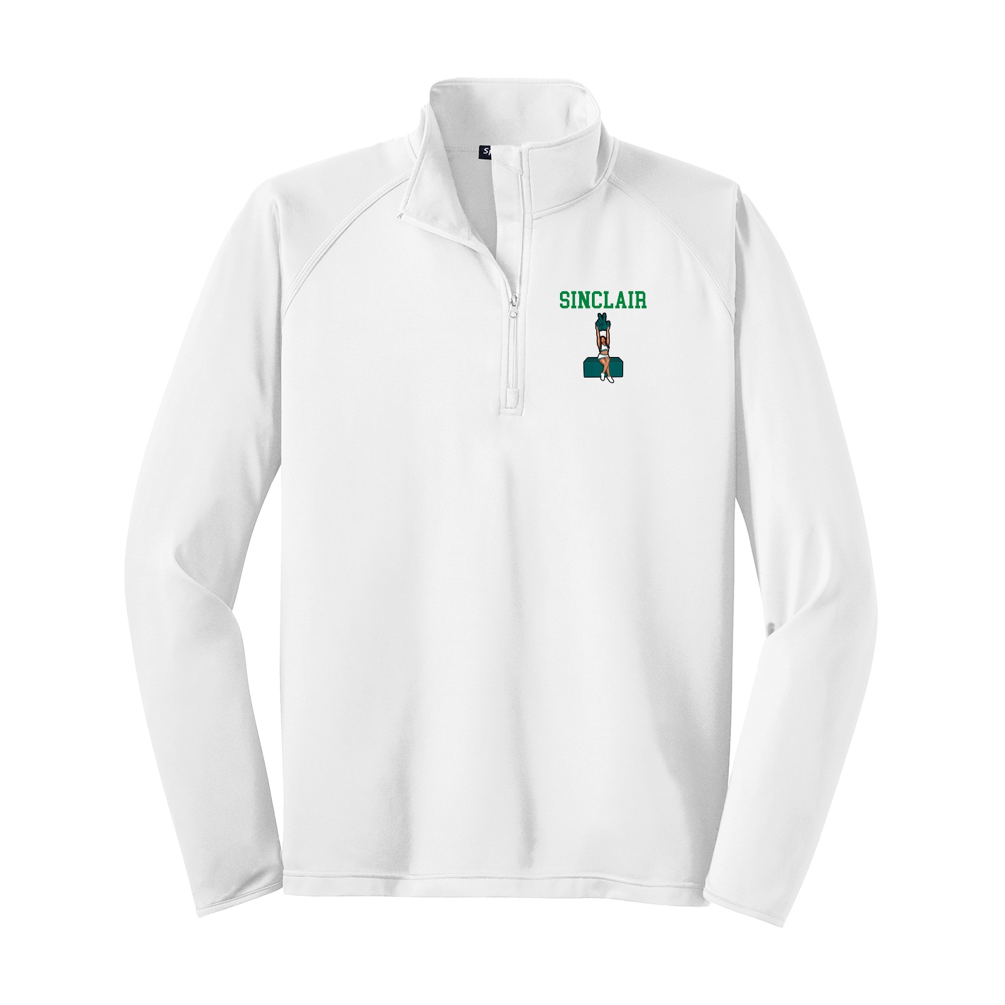 Q-Zip Pullover — Shirsey in White