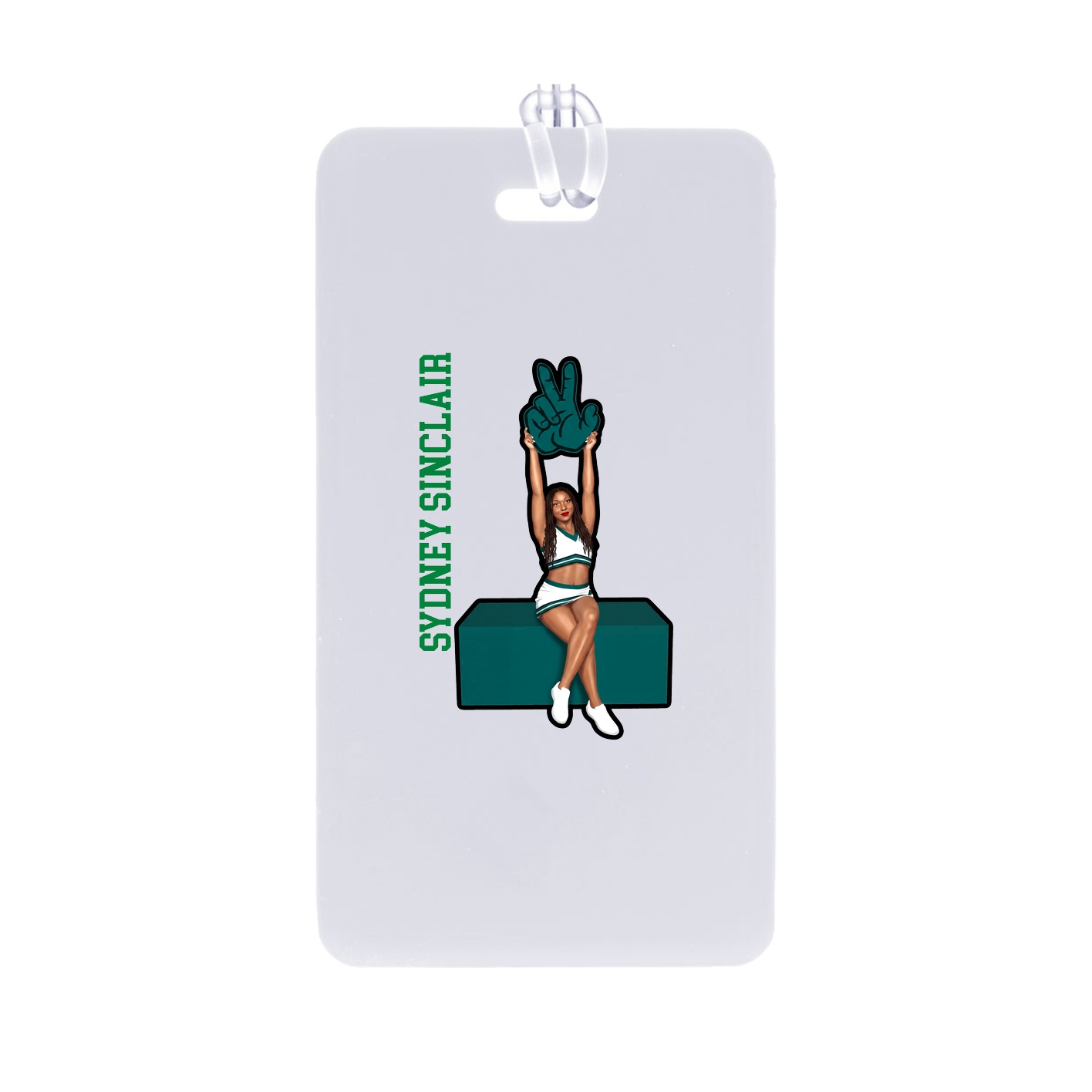Bag Tag — Name Vertical in Classic