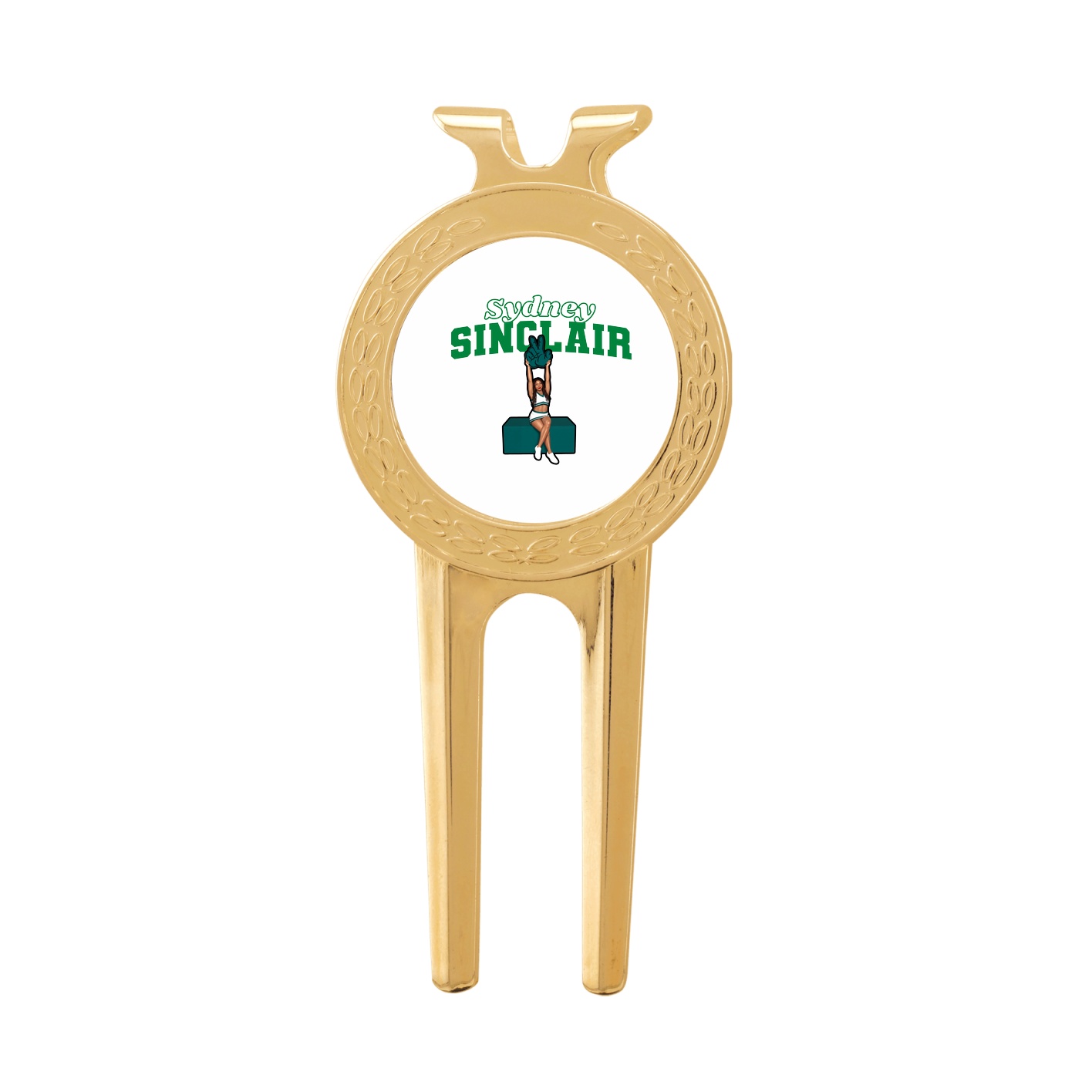 Divot Tool with Ball Marker — Name Arch in Classic