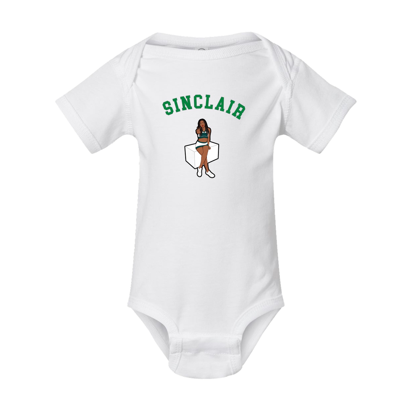 Baby Onesie — Shirsey Arch in White