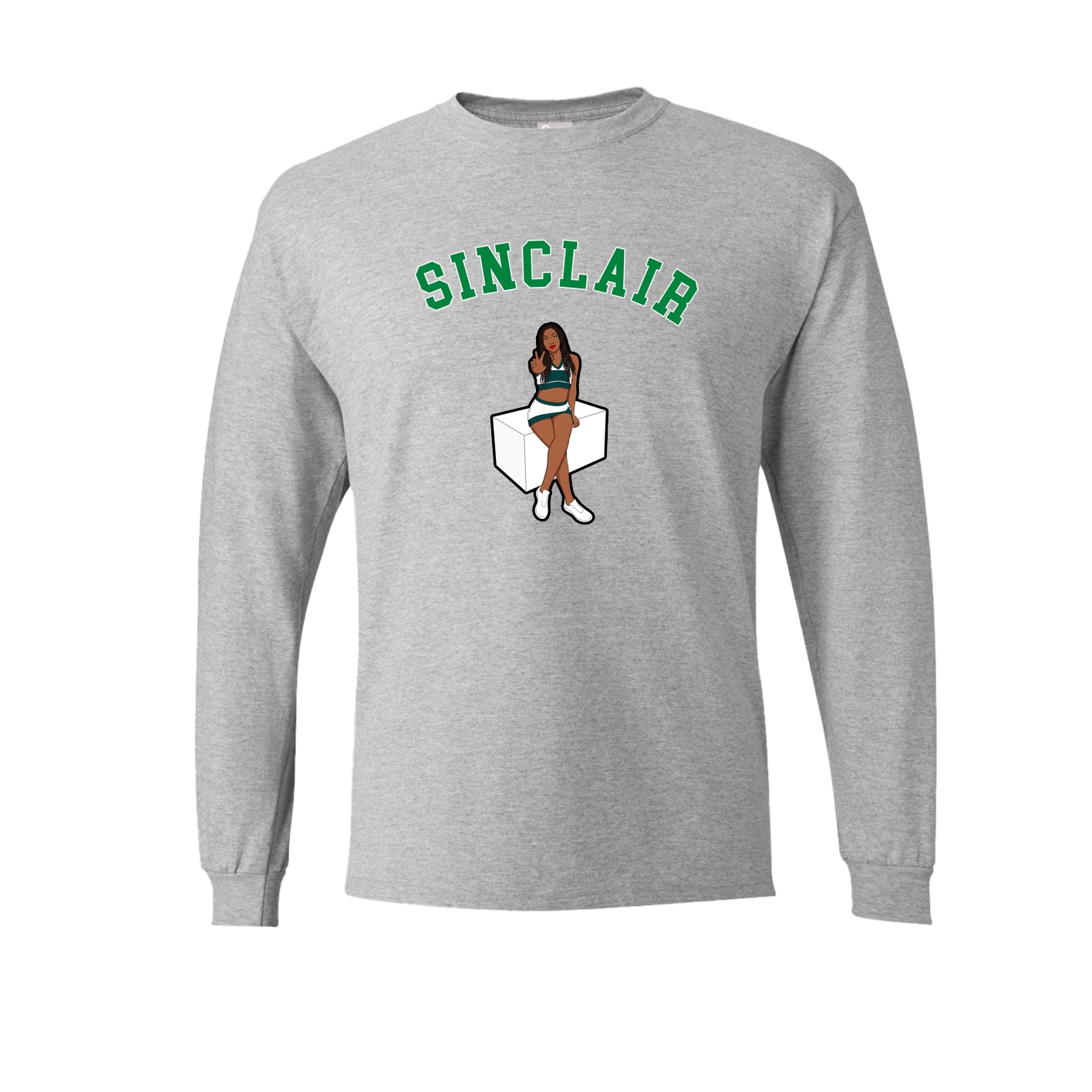 Long Sleeve Tee — Shirsey Arch in Grey