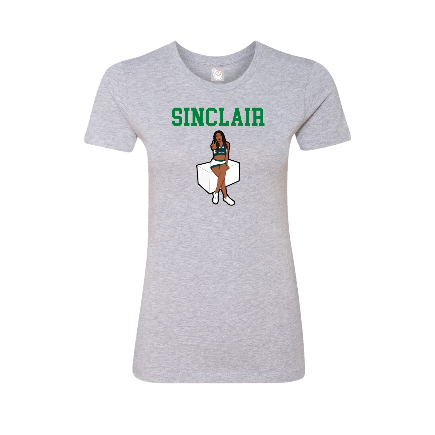 Fitted Women's Tee — Shirsey in Grey