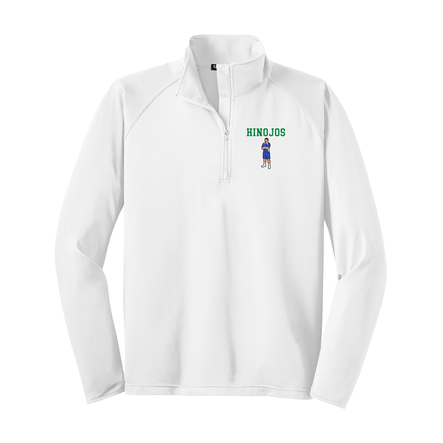 Q-Zip Pullover — Shirsey in White