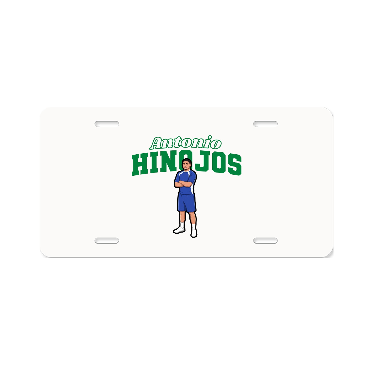 License Plate — Name Arch in Classic