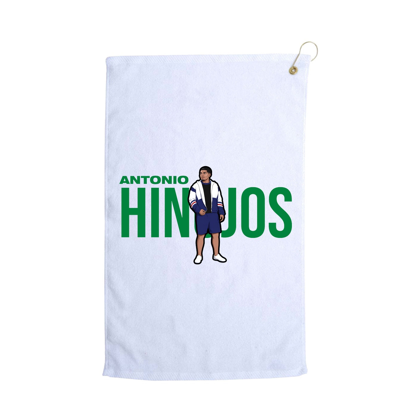 Golf Towel — Player Name in White