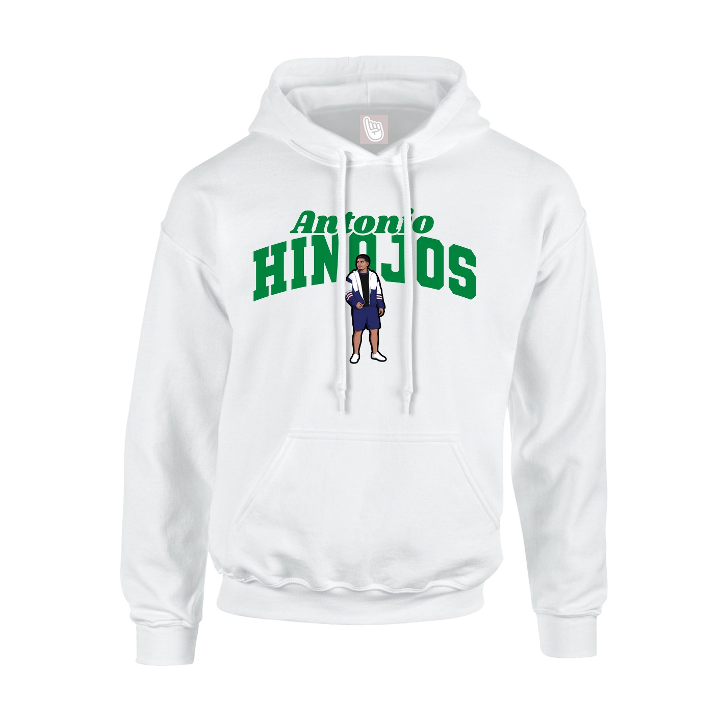 Hoodie — Signature Arch in White