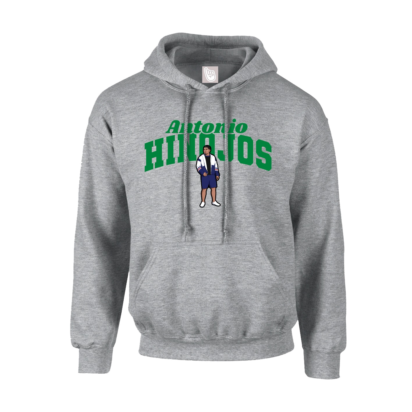 Youth Hoodie — Signature Arch in Grey