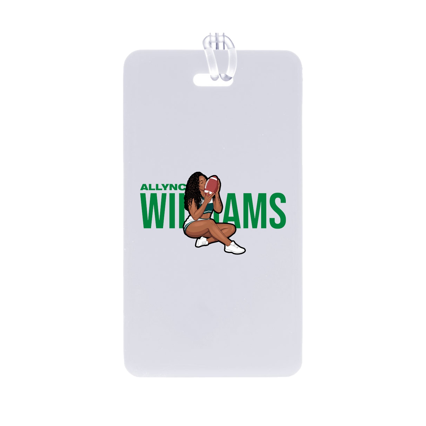 Bag Tag — Player Name in Classic