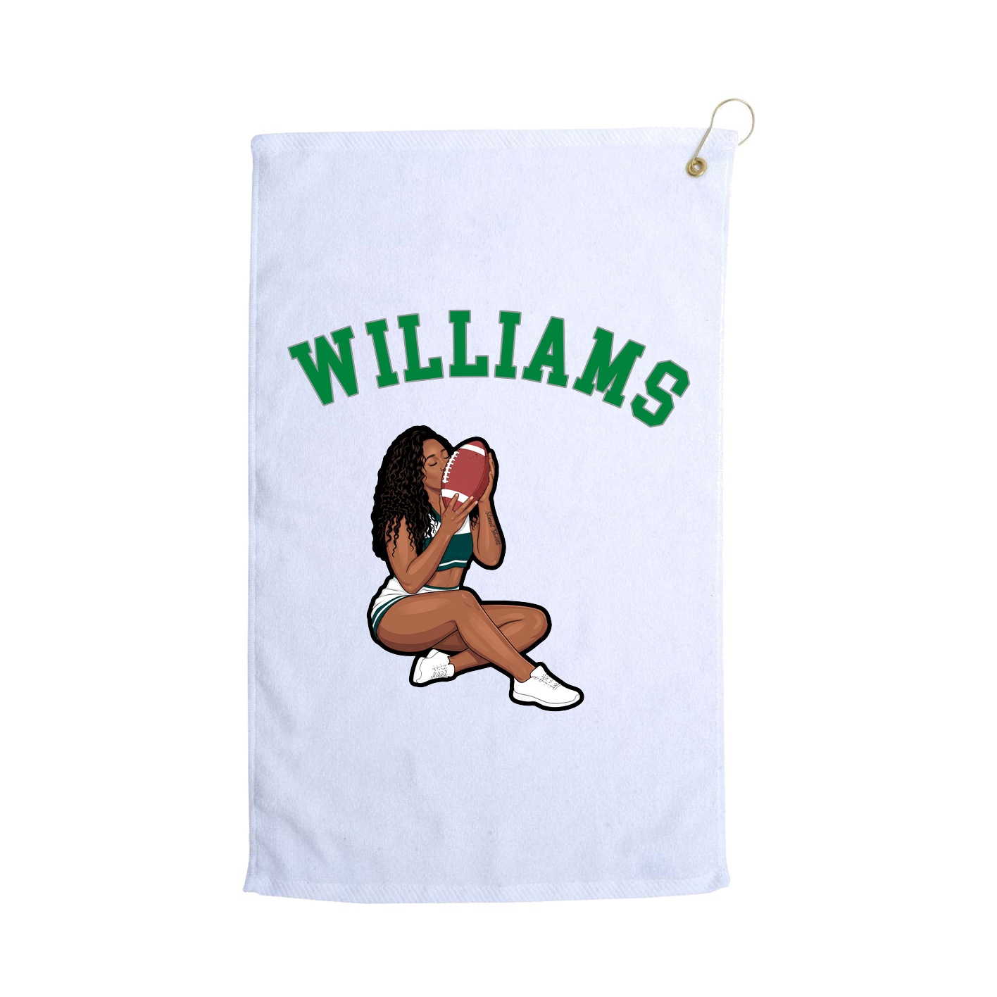 Golf Towel — Shirsey Arch in White