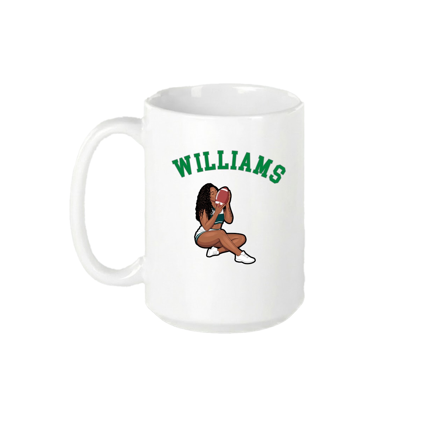 15oz Coffee Mug — Shirsey Arch in White