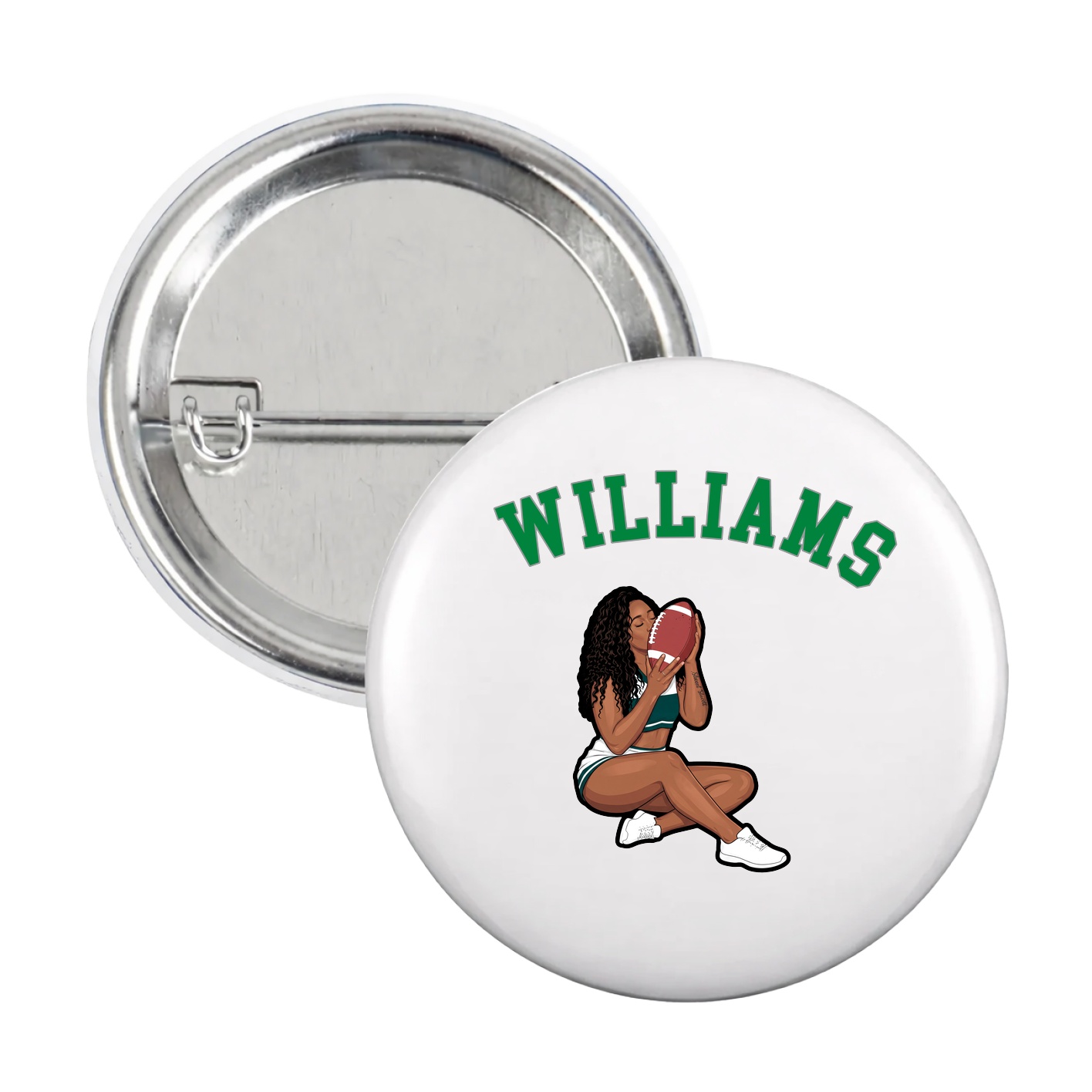 Game Day Button — Shirsey Arch in White